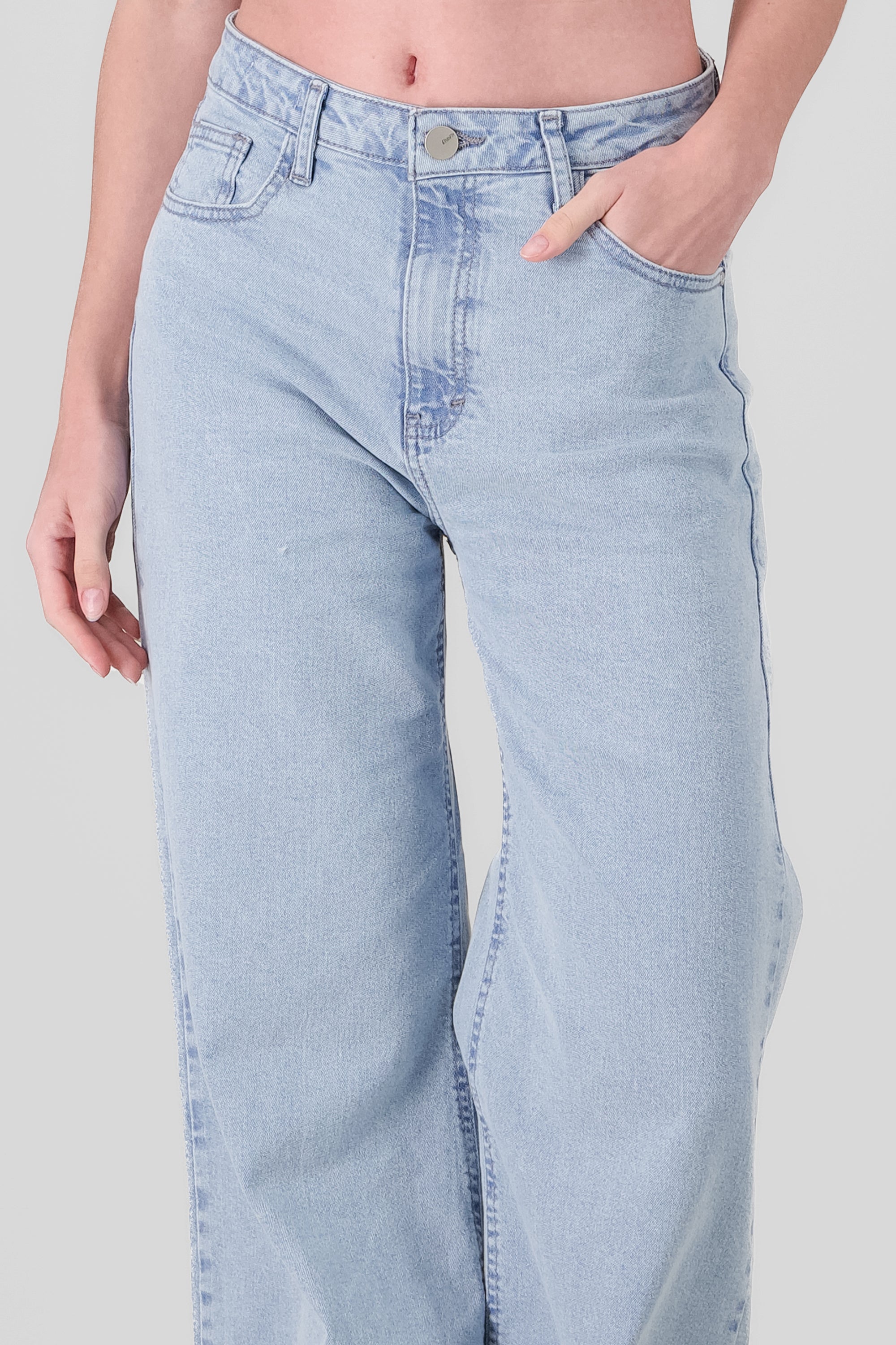 Jeans wide leg pierna ancha ACID LIGHT