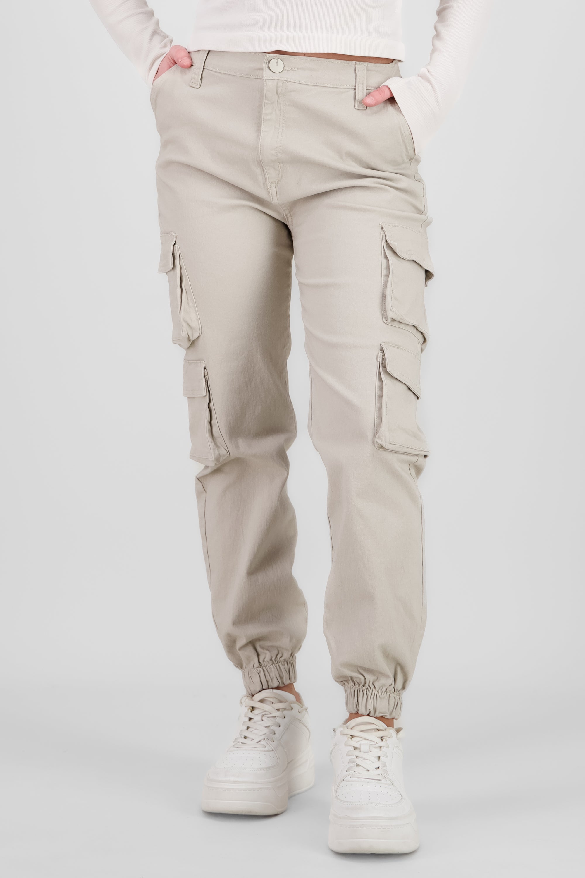 Jeans cargo monocolor ARENA