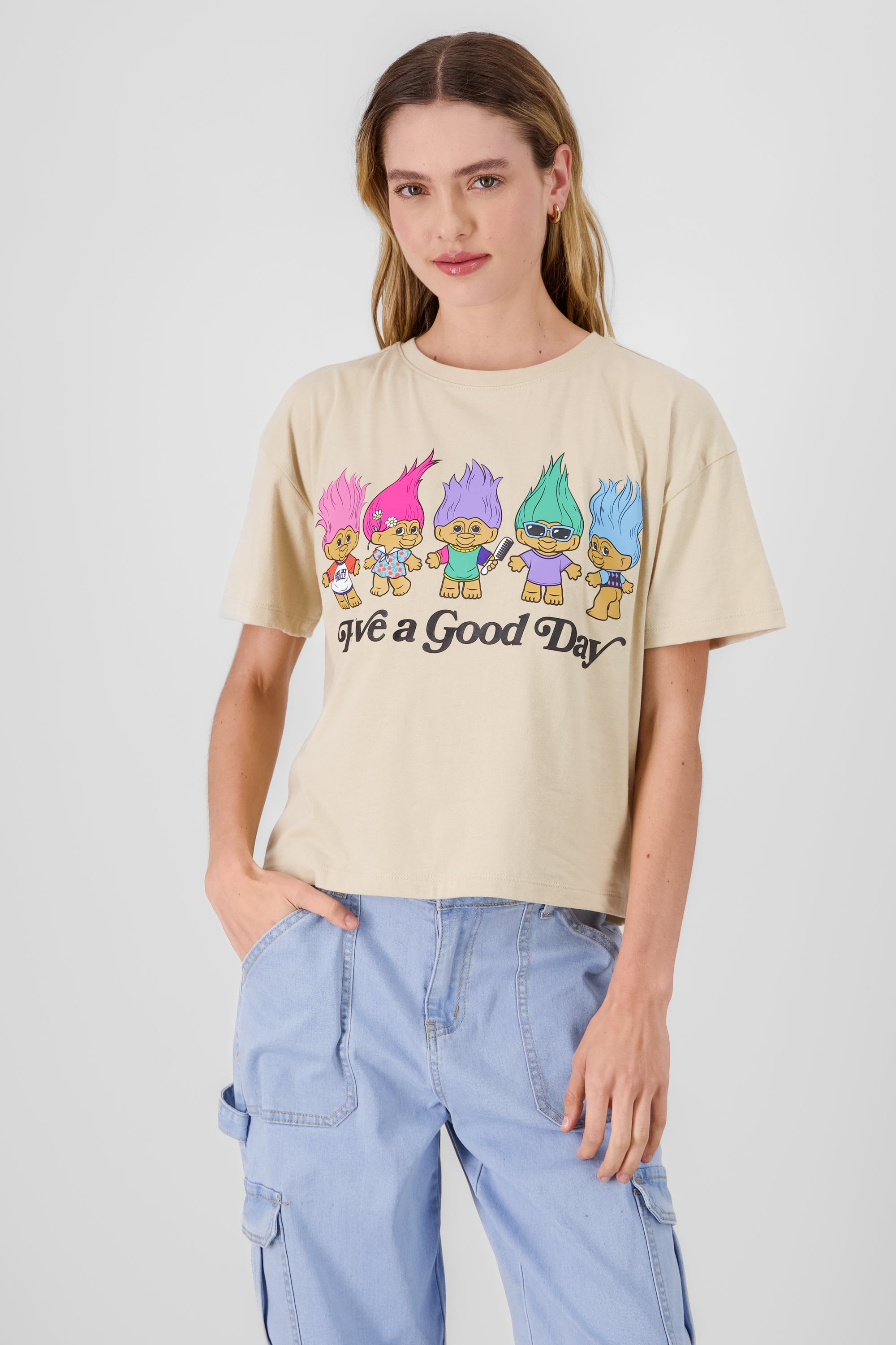 Playera boxy trolls ARENA