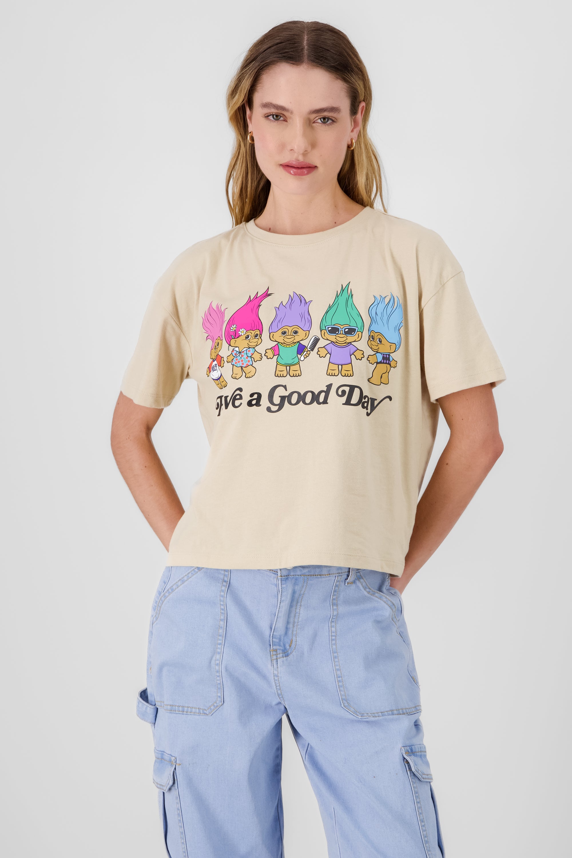 Playera boxy trolls ARENA