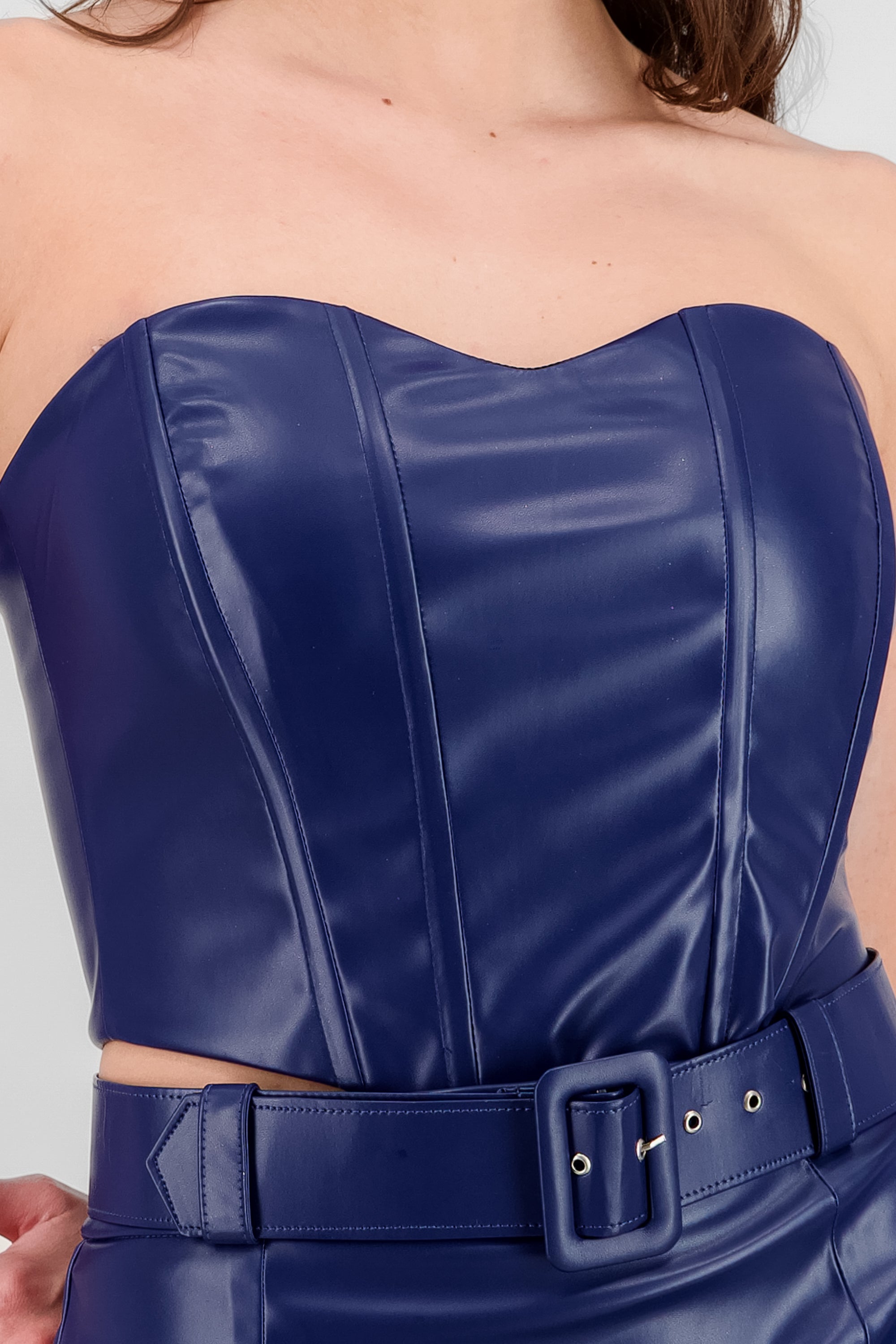 Corset vinipiel strapless MARINO