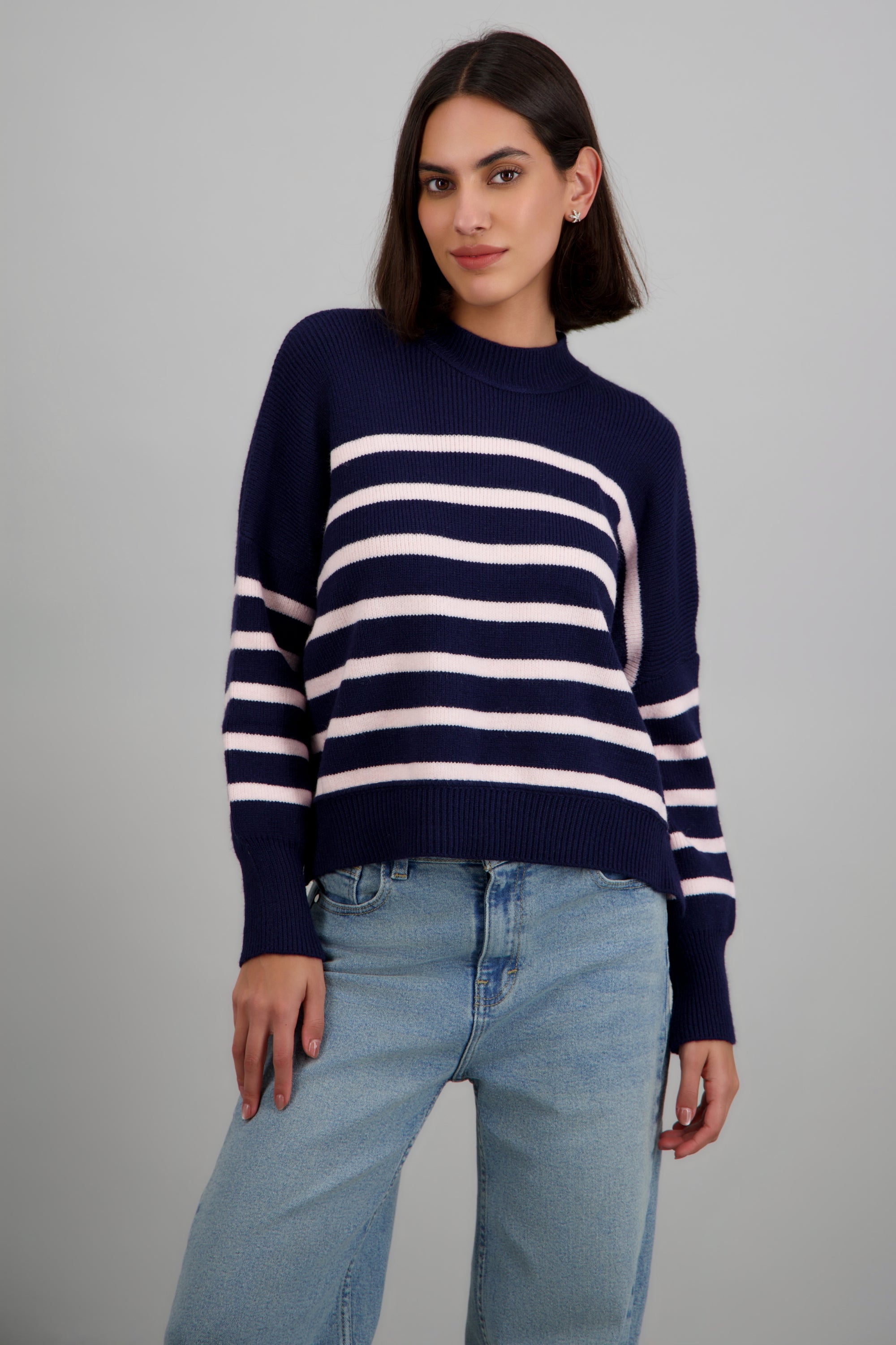 Sueter suave rayas MARINO