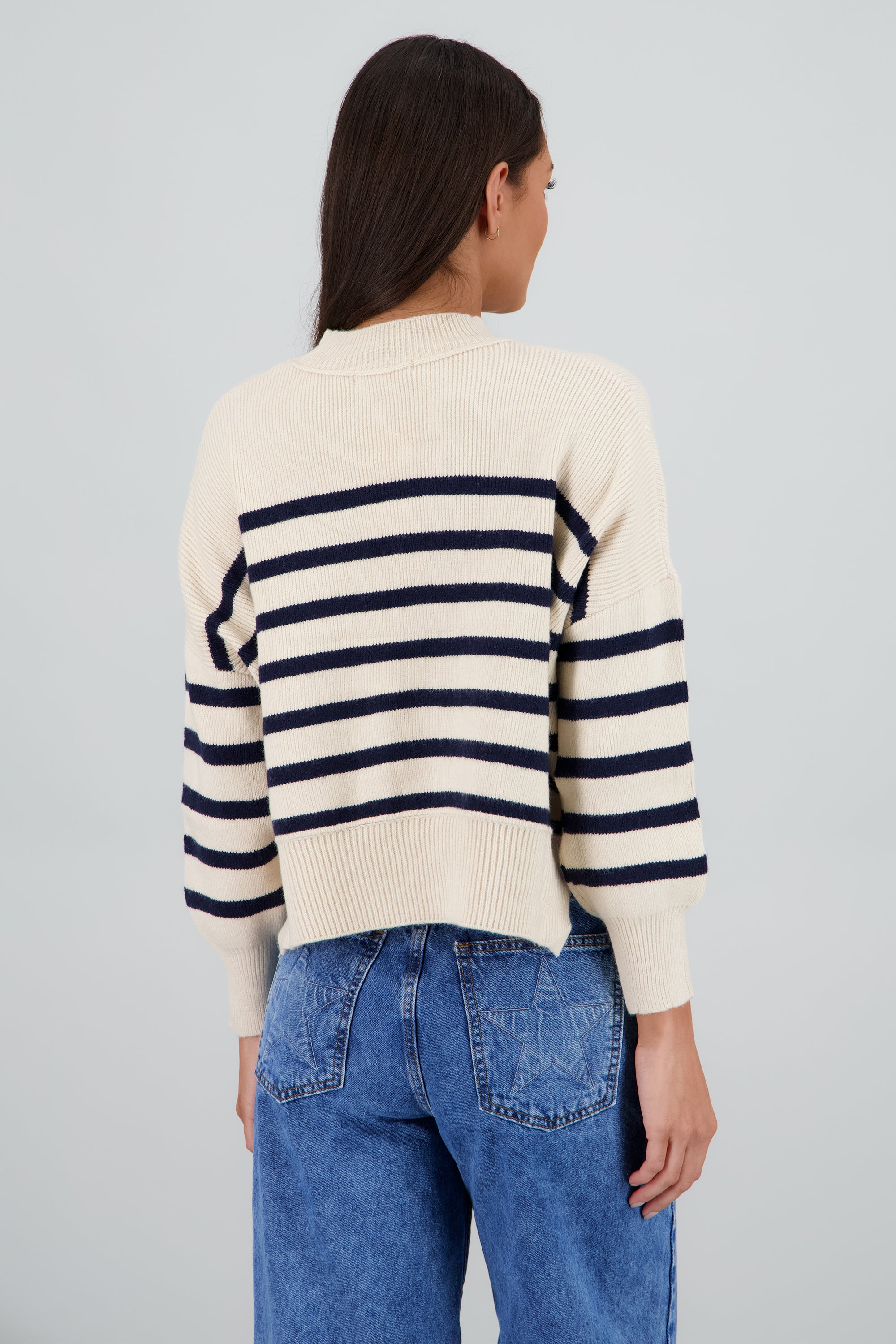 Sueter suave rayas MARINO COMBO