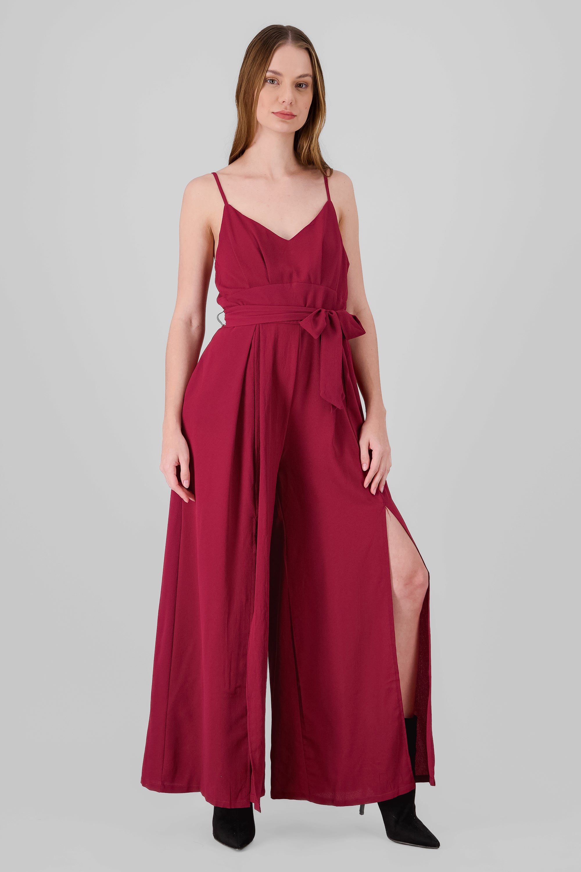 Jumpsuit pierna amplia CIRUELA