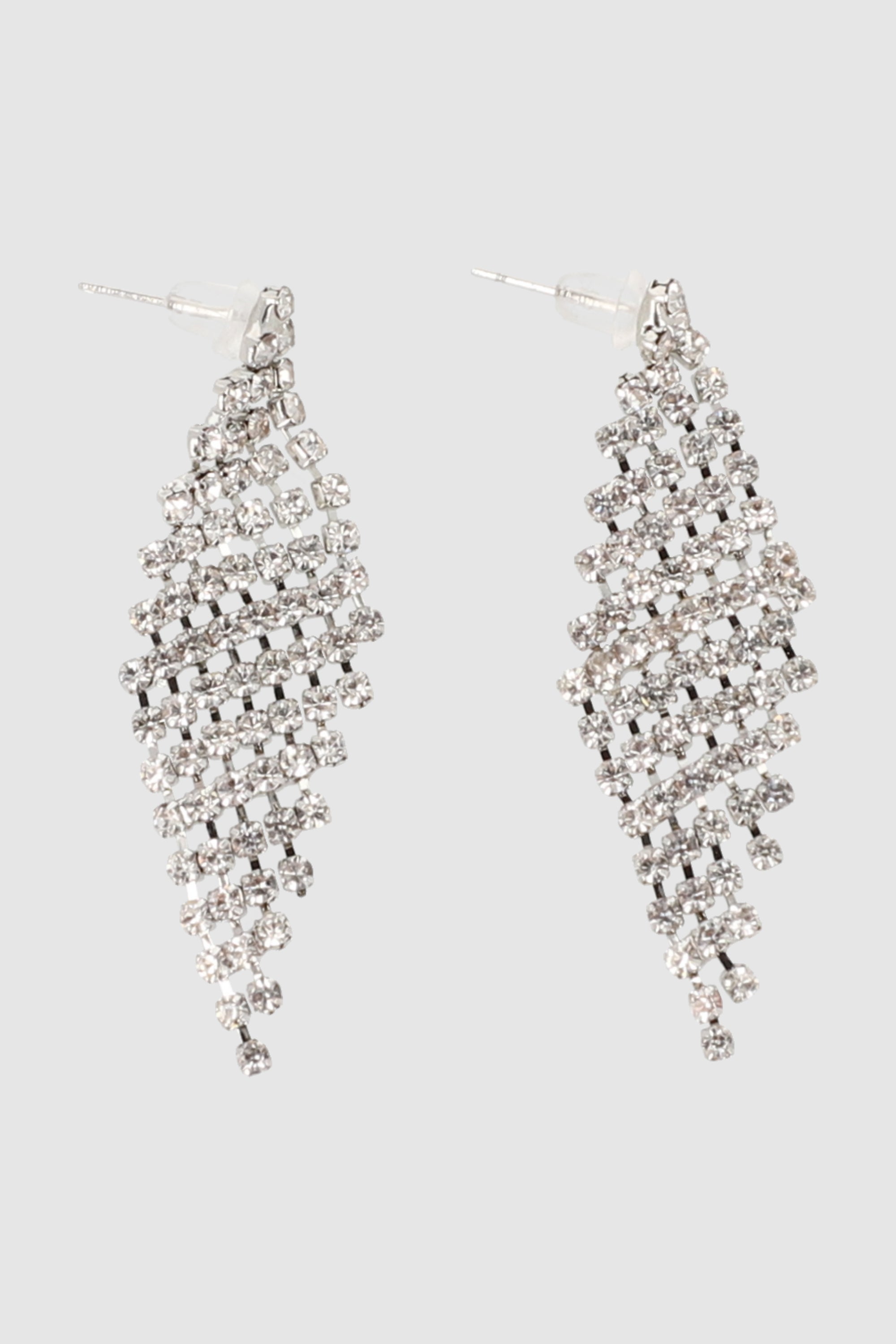 Aretes colgantes brillos PLATA