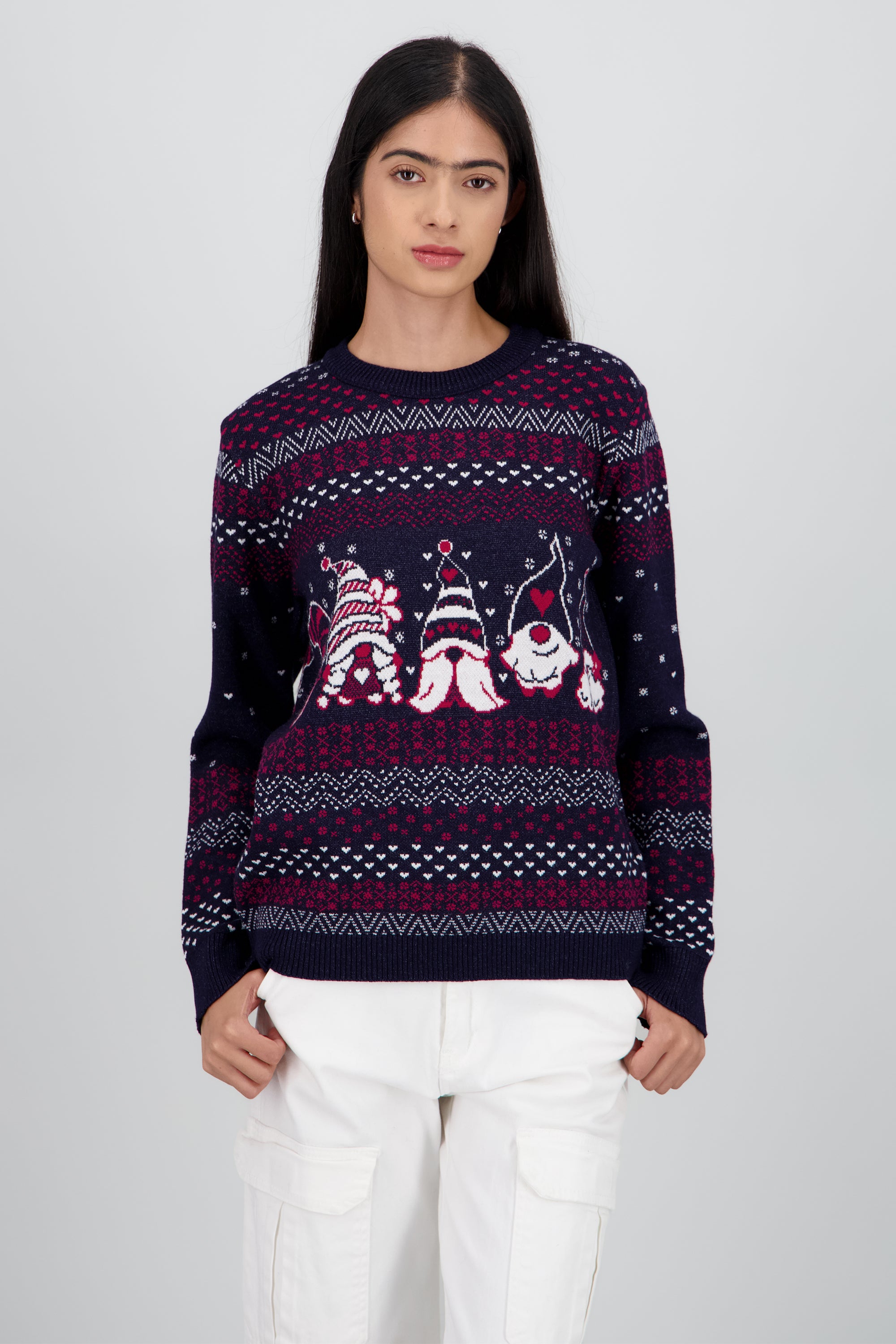 Sueter navideño duendes MARINO COMBO