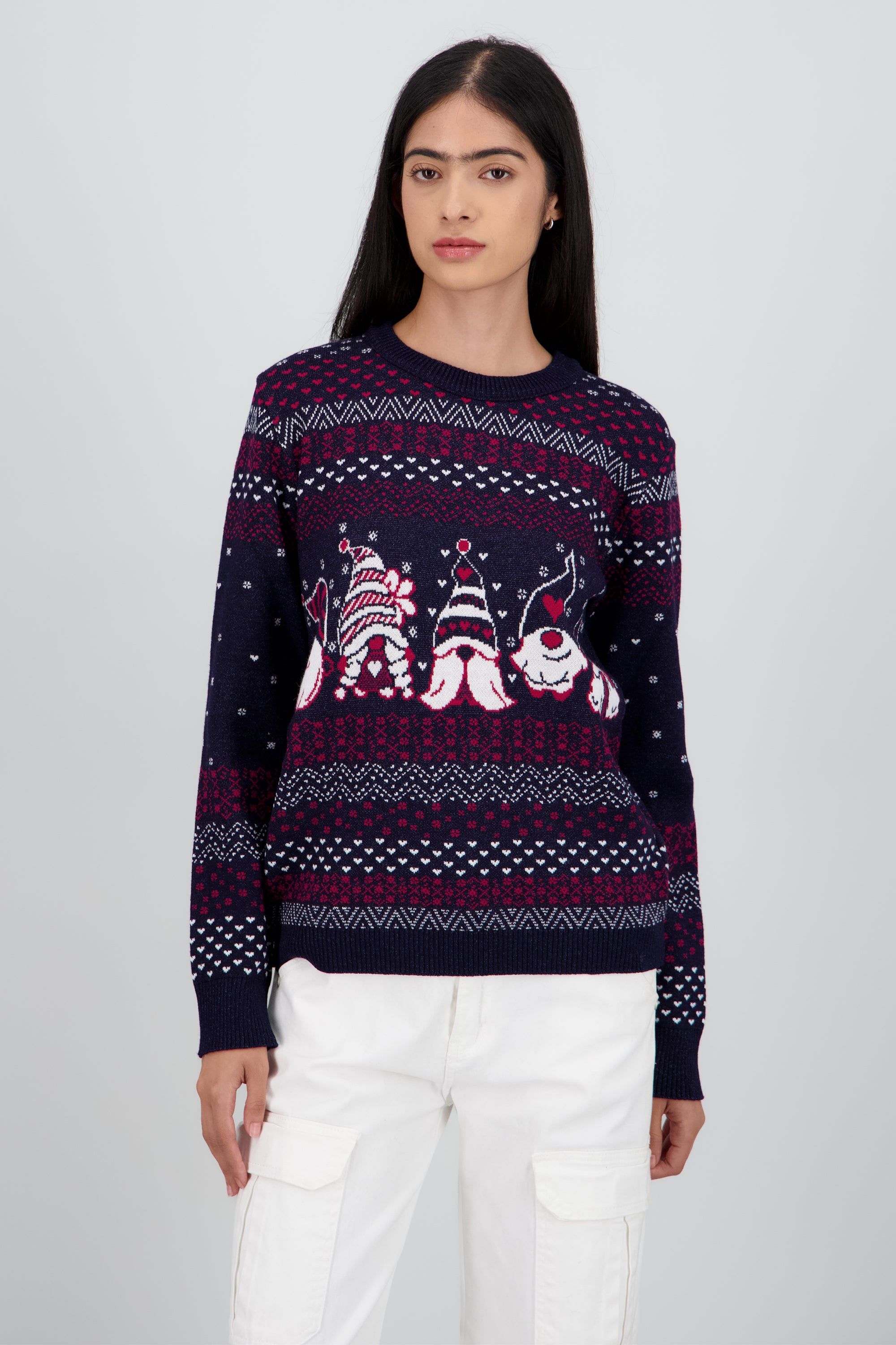 Sueter navideño duendes MARINO COMBO