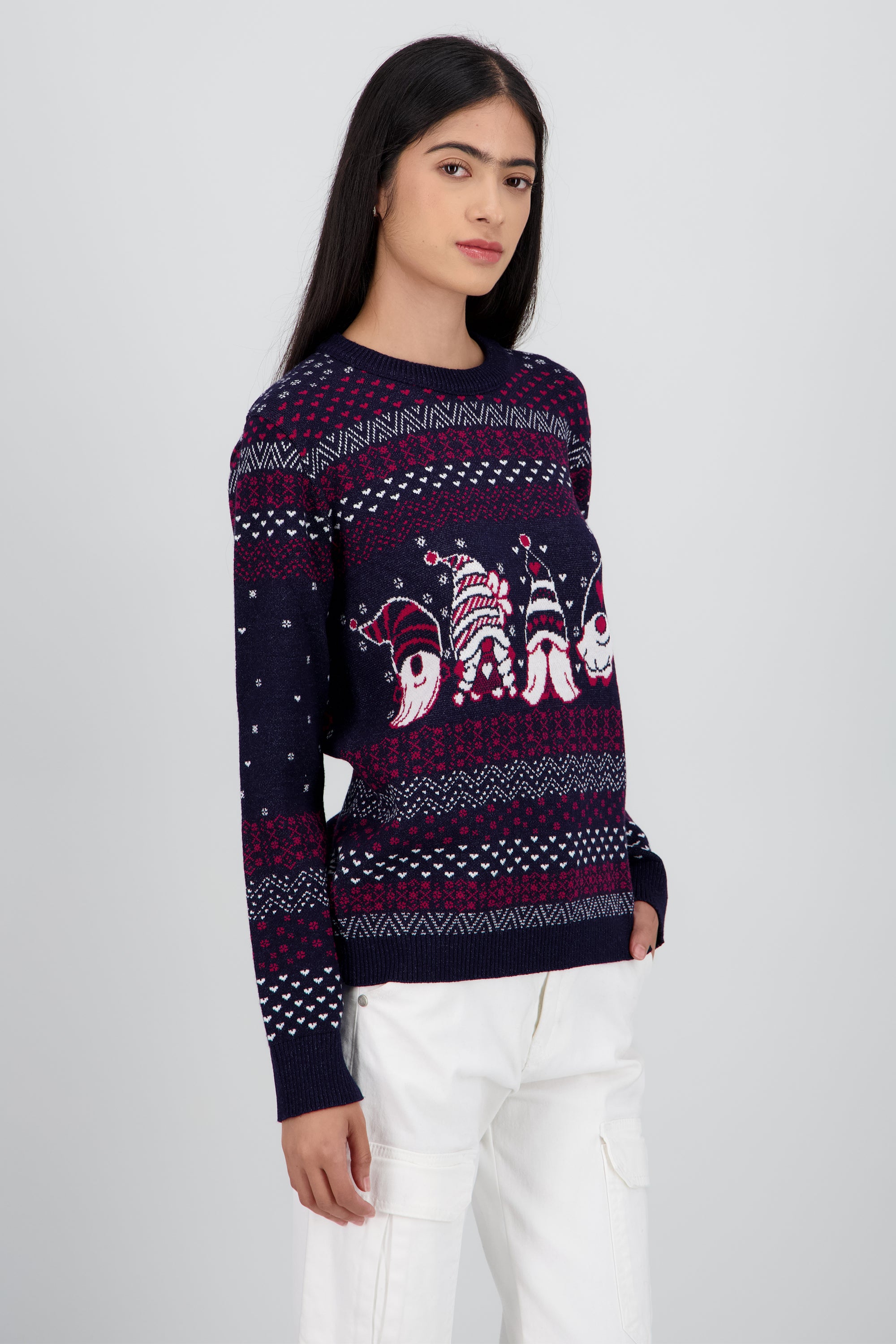 Sueter navideño duendes MARINO COMBO