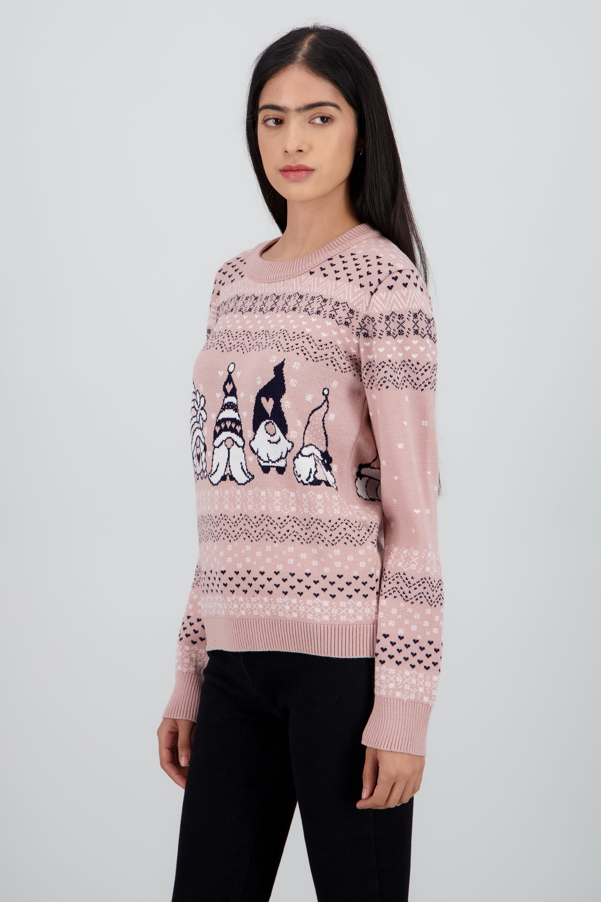 Sueter navideño duendes PALO DE ROSA