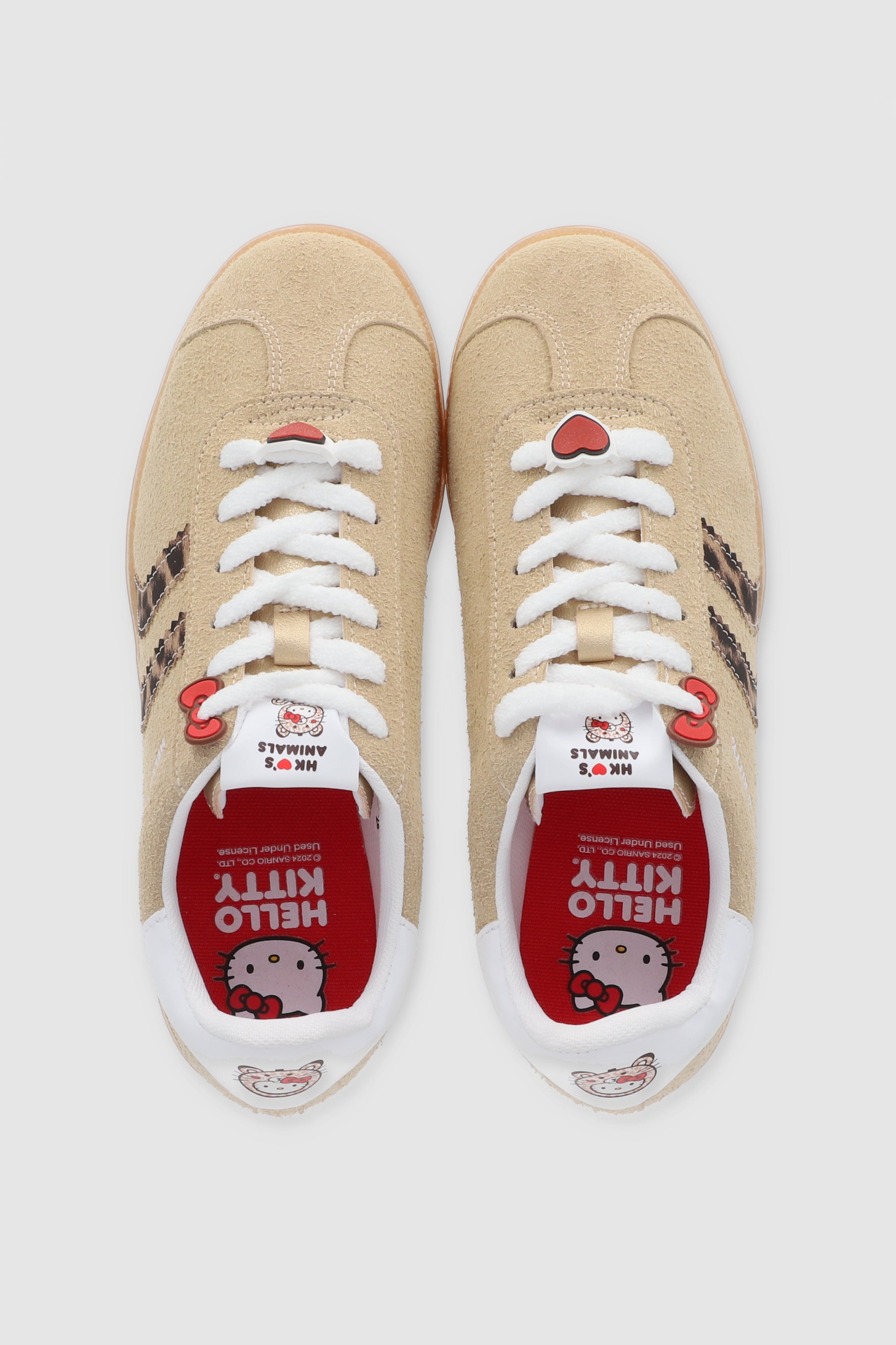 Tenis Hello kitty animal print KHAKI