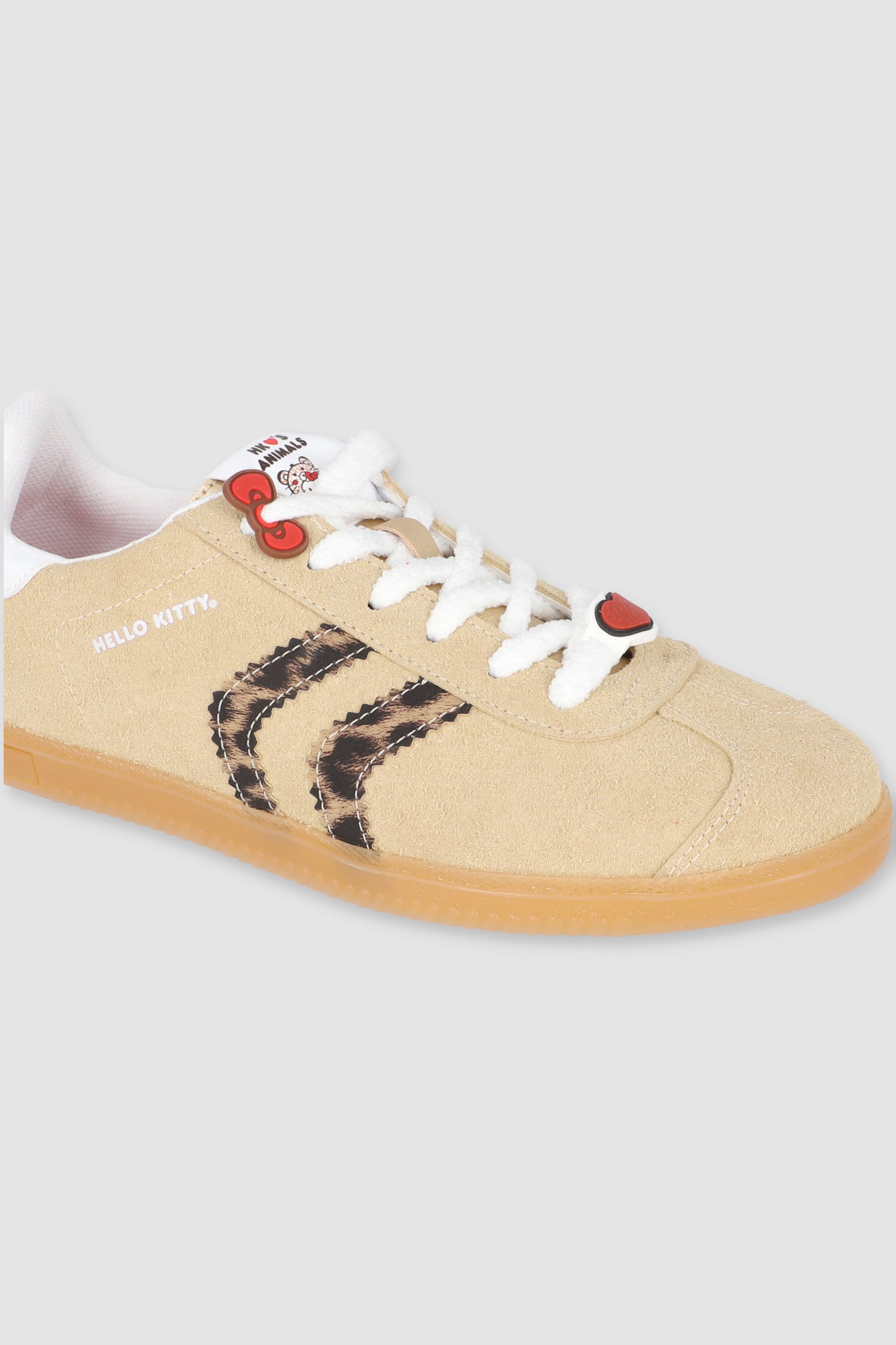 Tenis Hello kitty animal print KHAKI