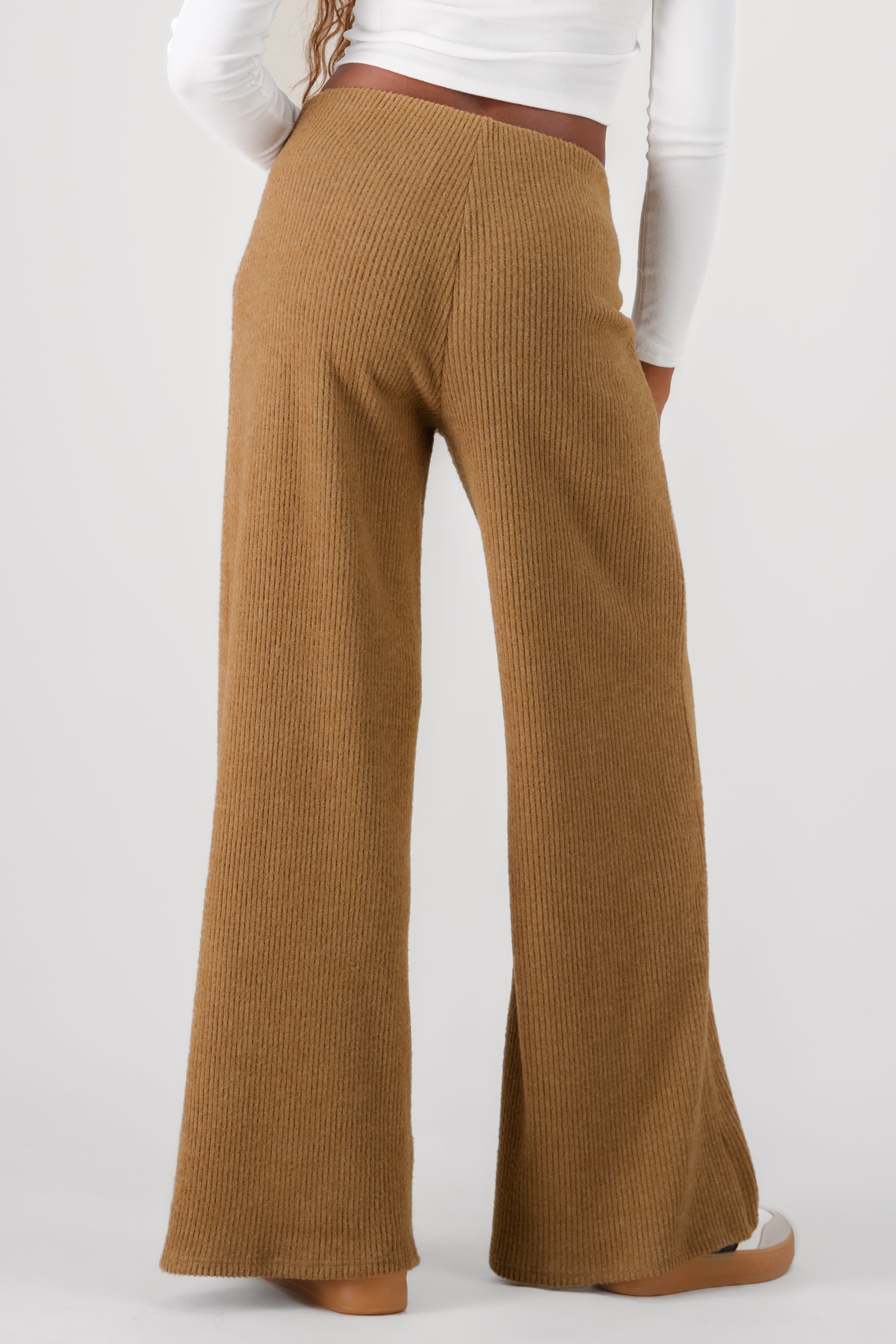 Pantalón amplio rib KHAKI