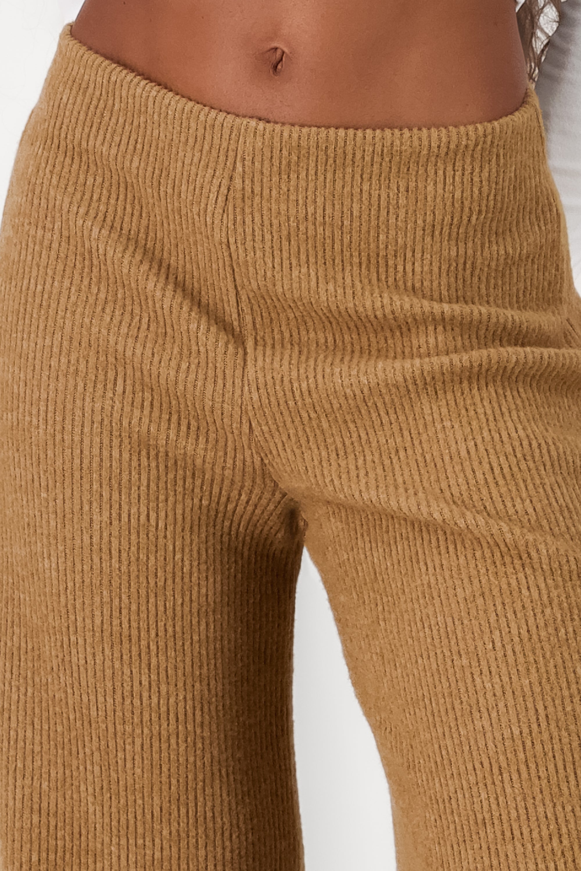 Pantalón amplio rib KHAKI