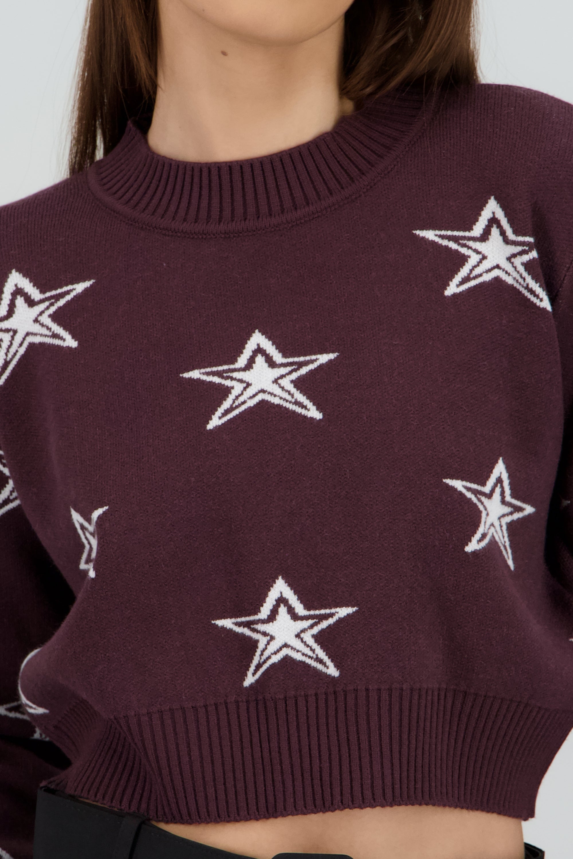 Sueter estrellas tejido suave Hypsters CAFE COMBO