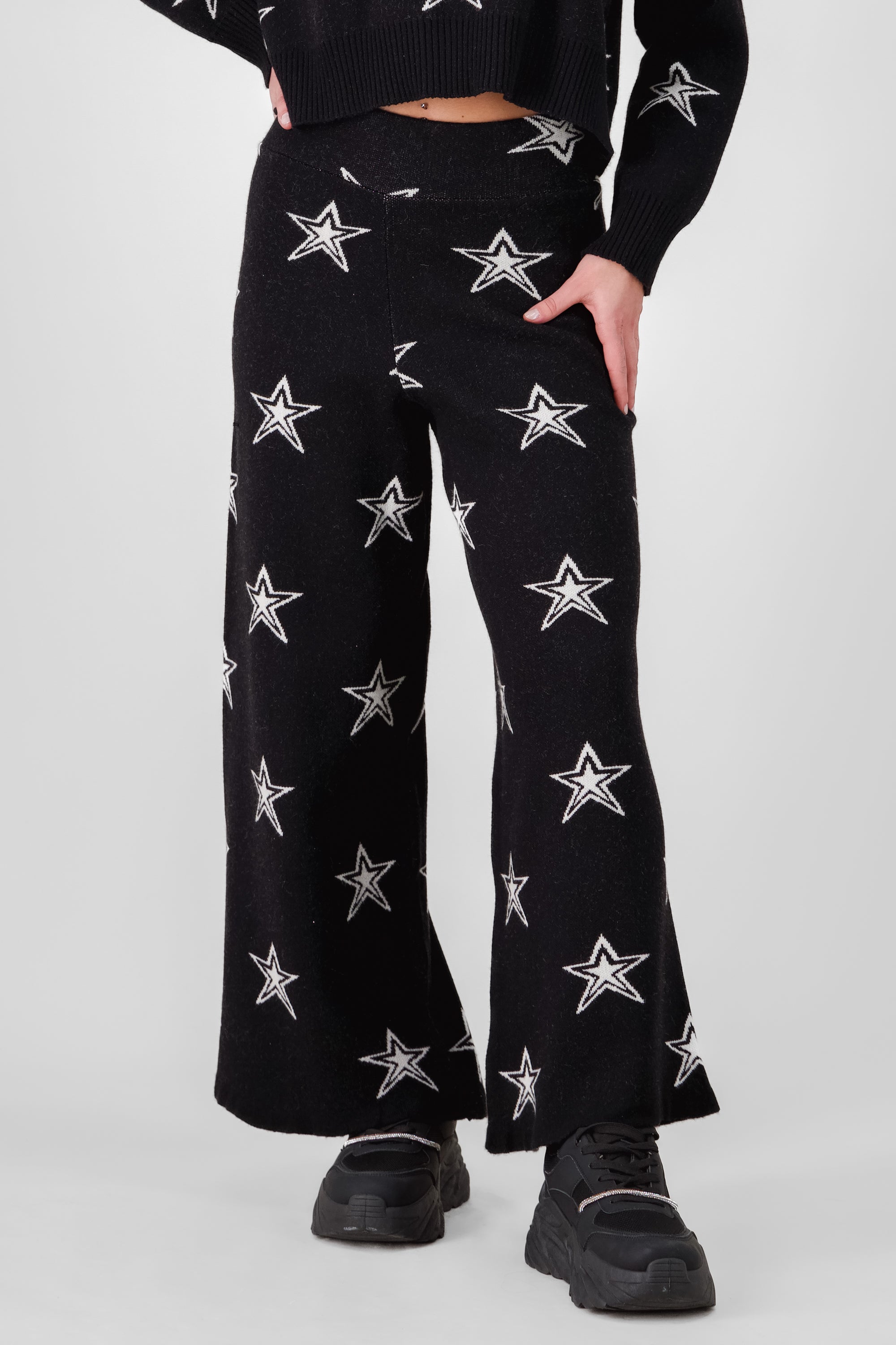 Pants estrellas tejido suave Hypsters NEGRO COMBO