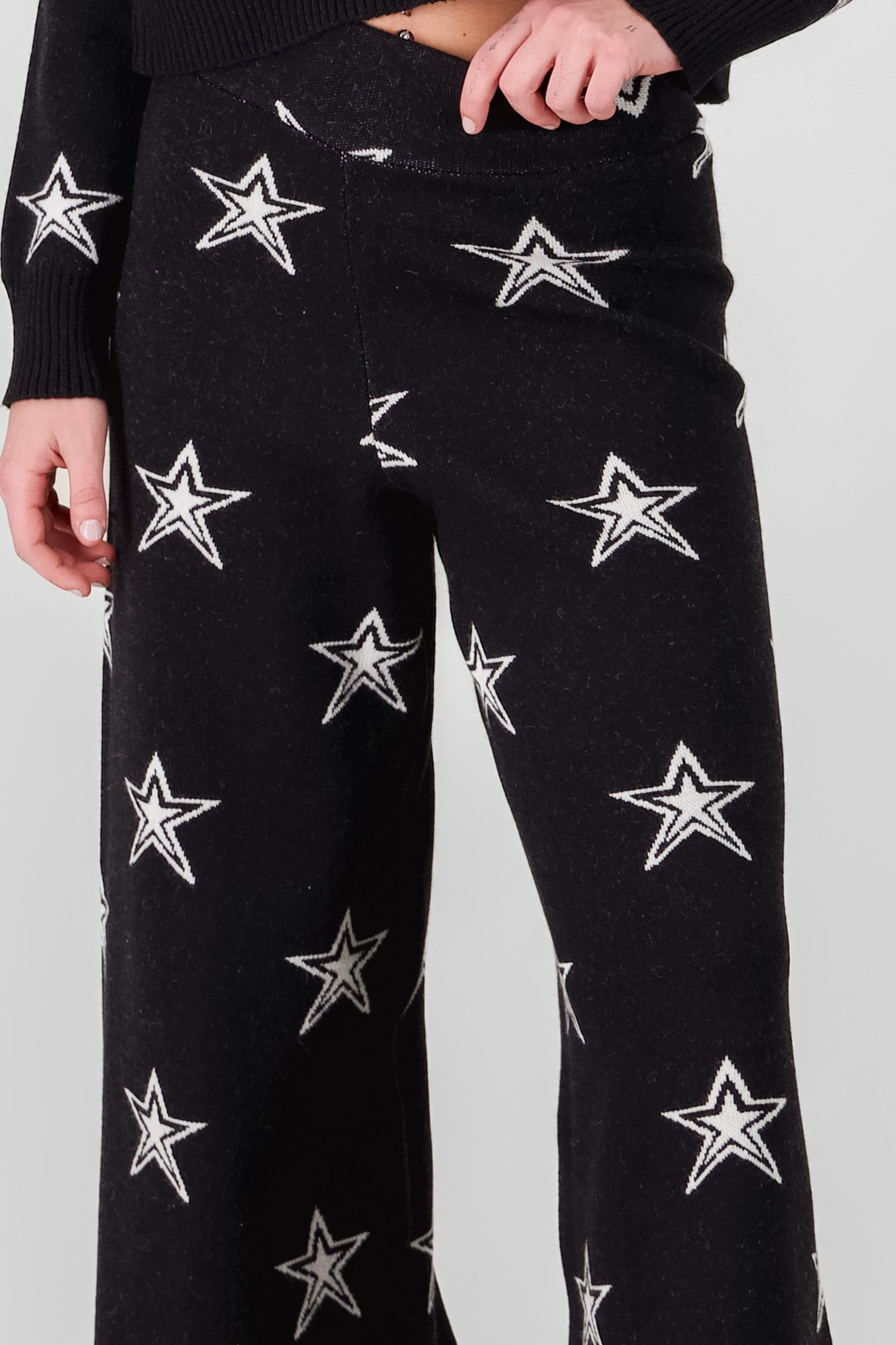 Pants estrellas tejido suave Hypsters NEGRO COMBO