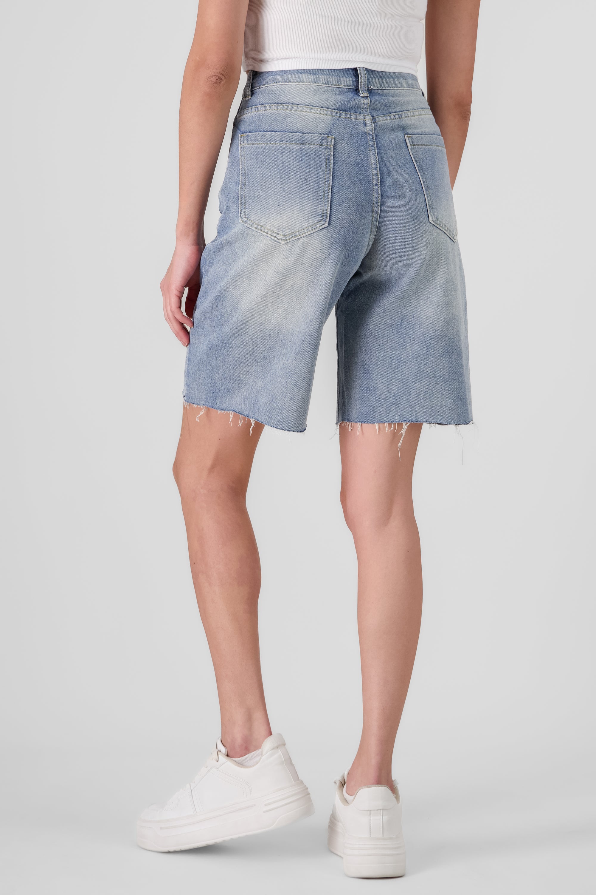 Bermudas denim lisas LIGHT WASH