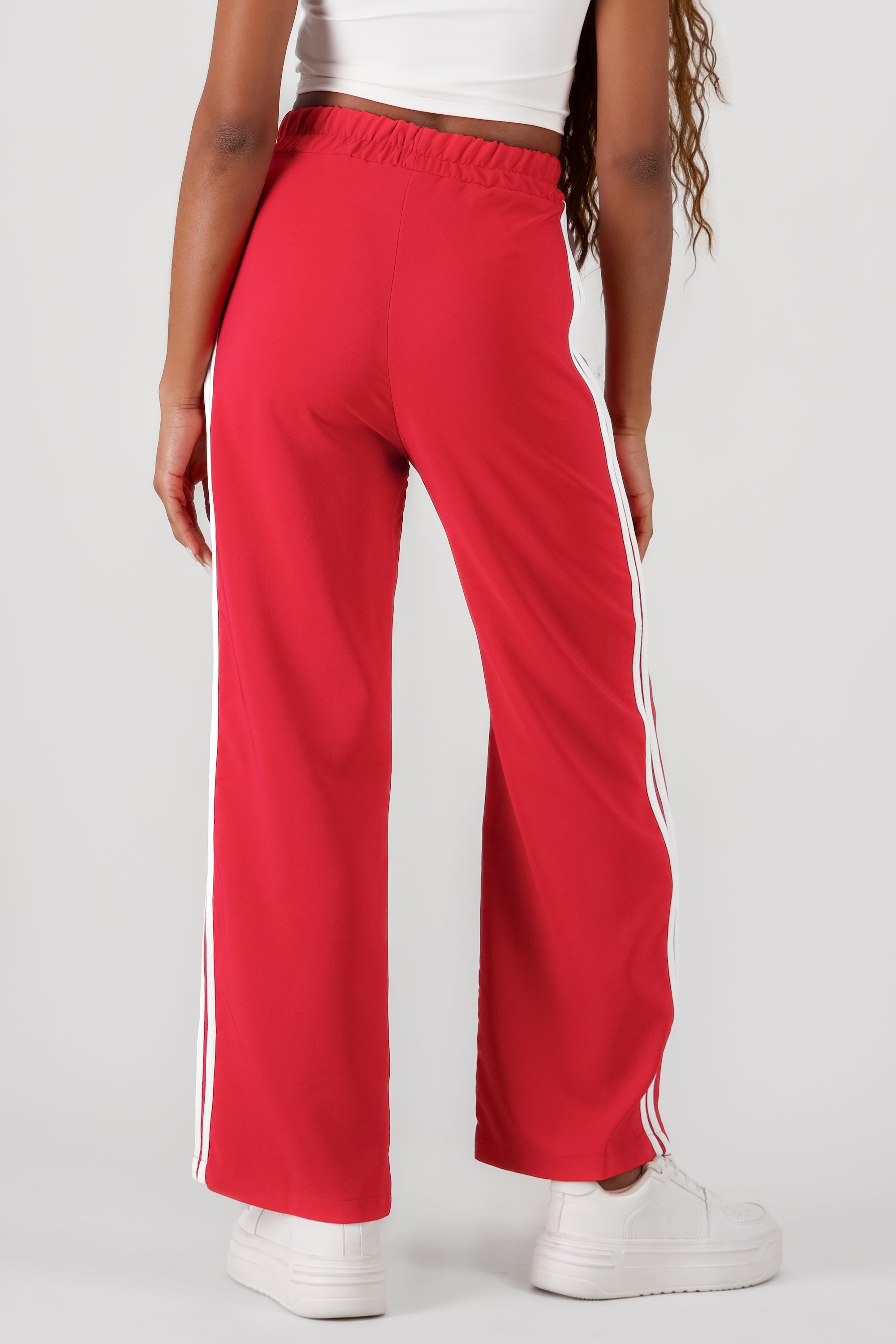 Pantalon recto 2 rayas costado Hypsters ROJO COMBO