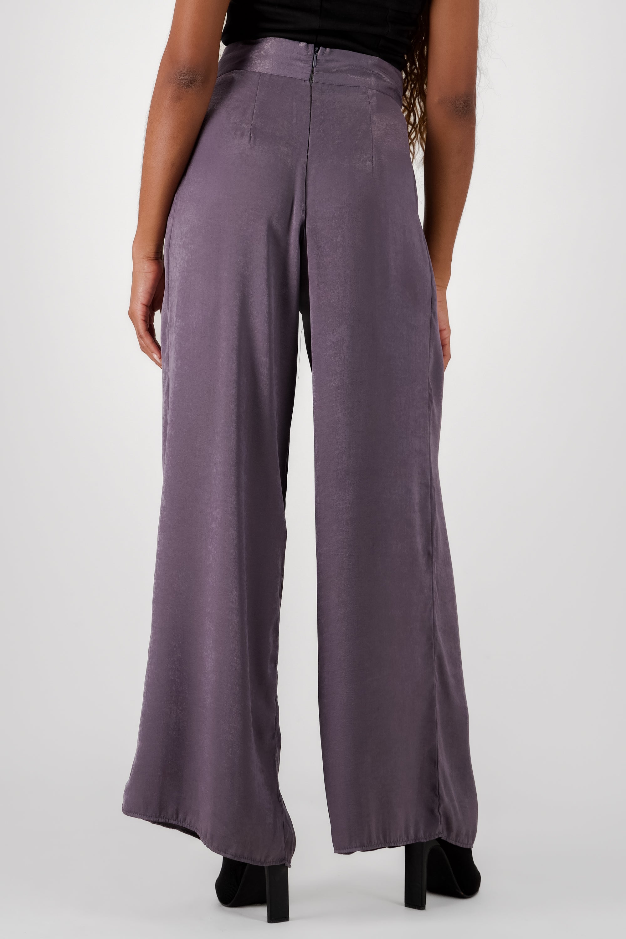 Pantalon sastre recto con pinzas Hypsters GRIS OBSCURO