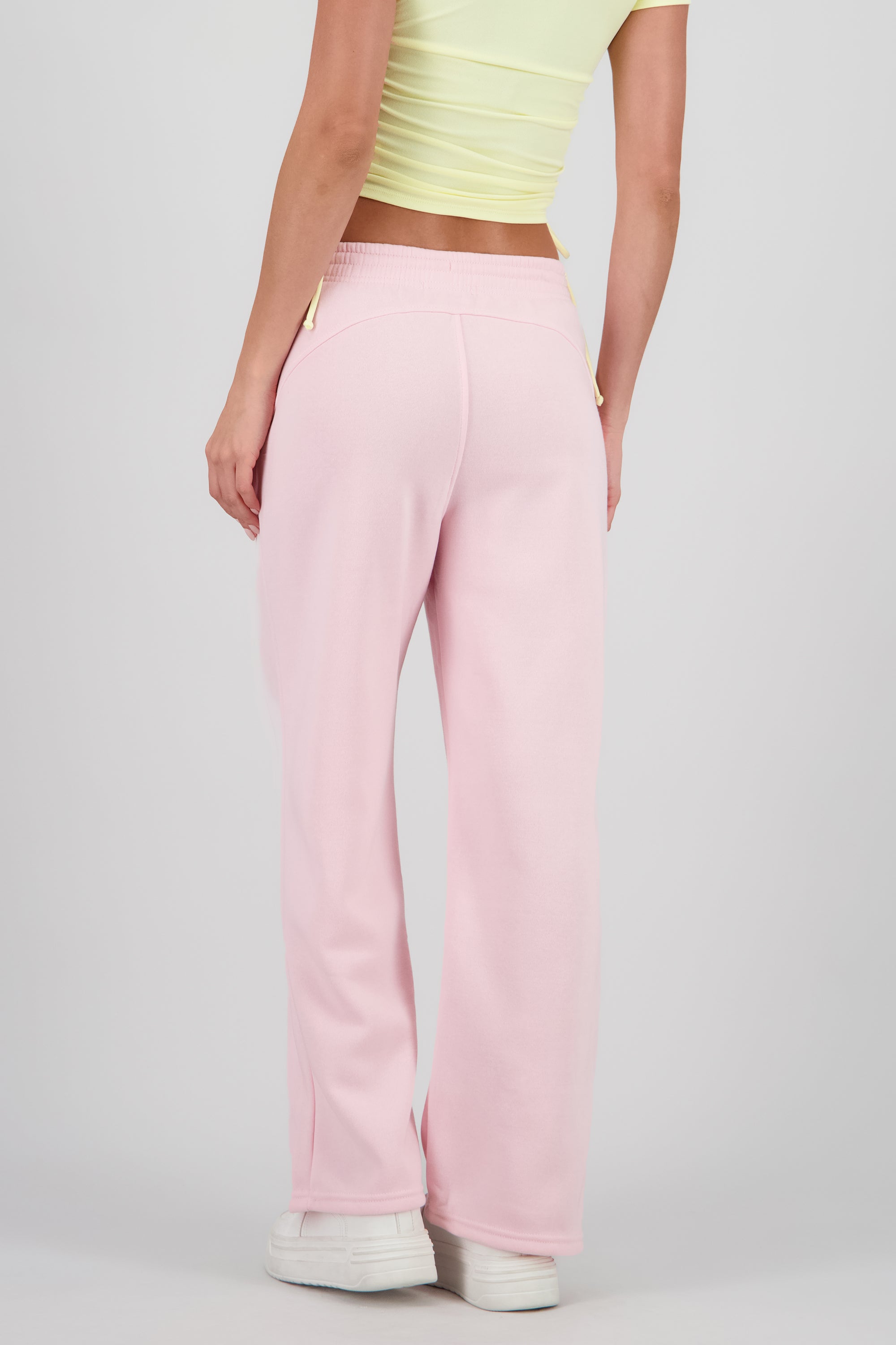 Pants lisos moño bordado ROSA