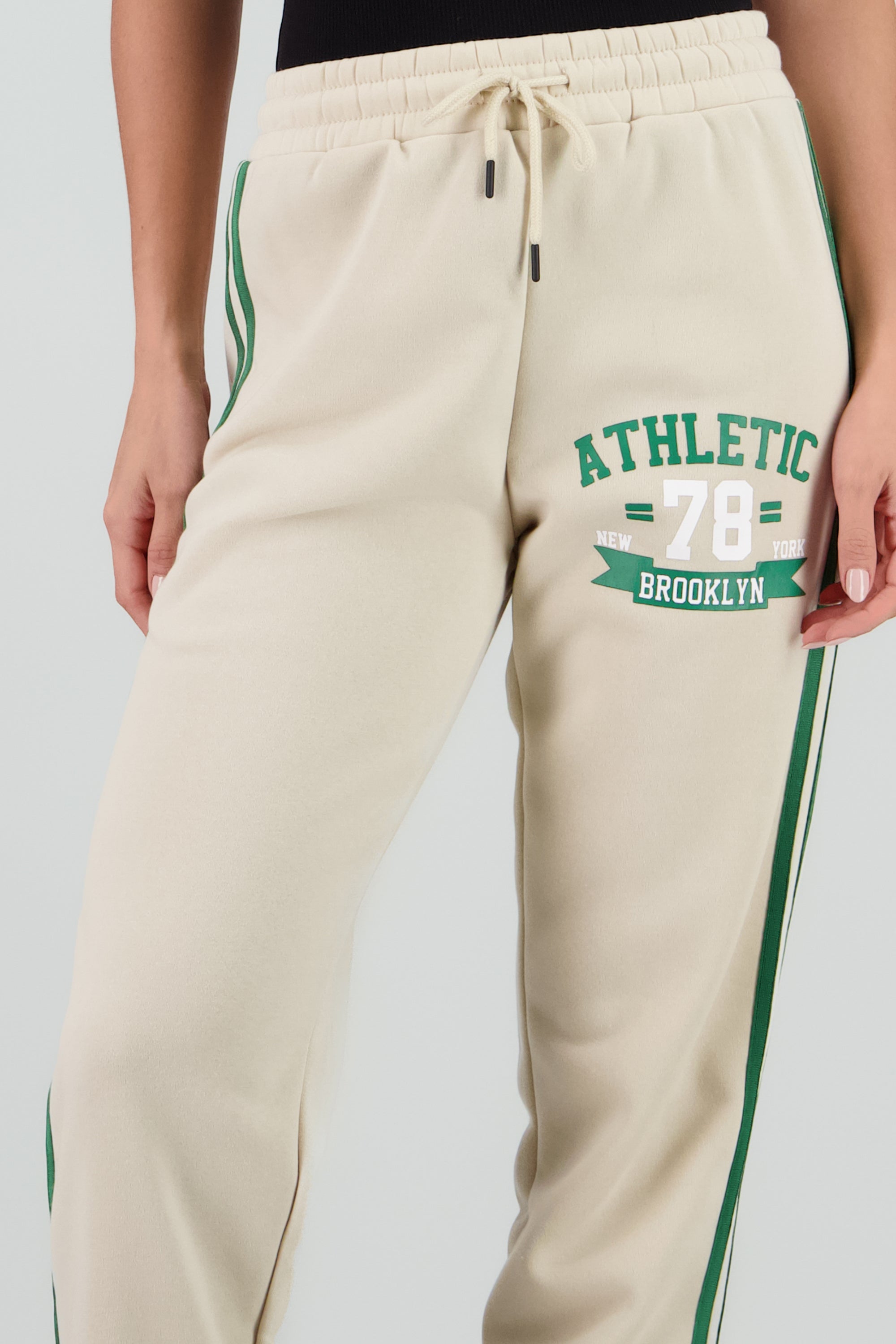 Pants lineas contraste Brooklyn CREMA