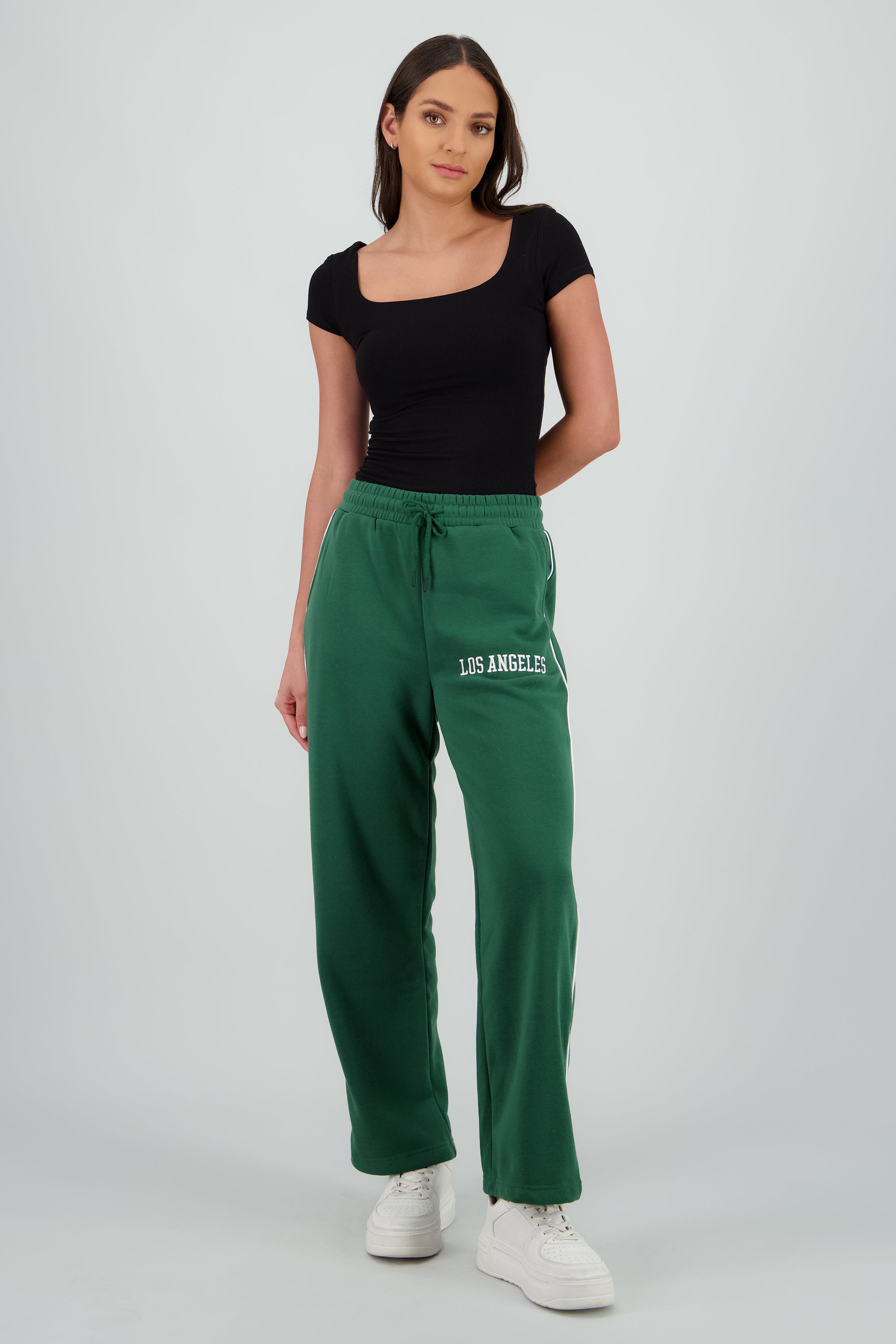 Pants lisos bordado LA