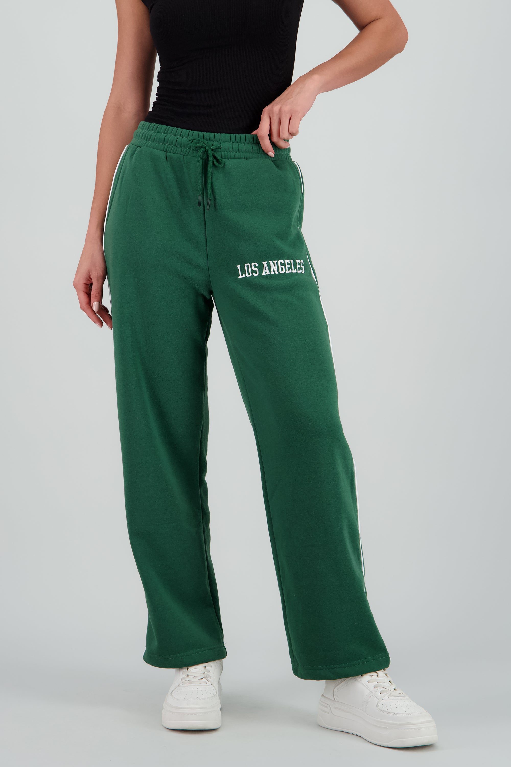 Pants lisos bordado LA