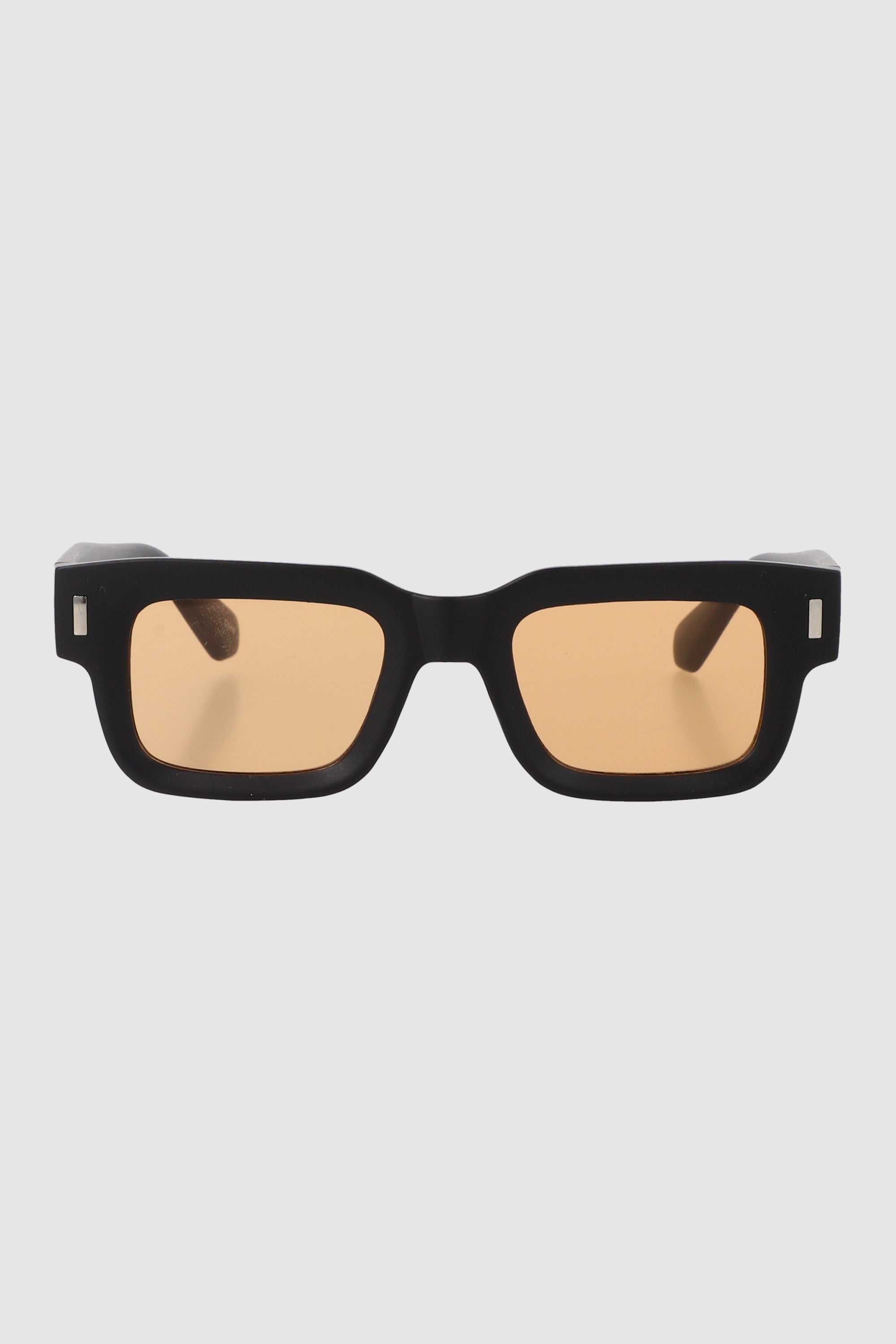 Lentes cuadrados mica color CAFE