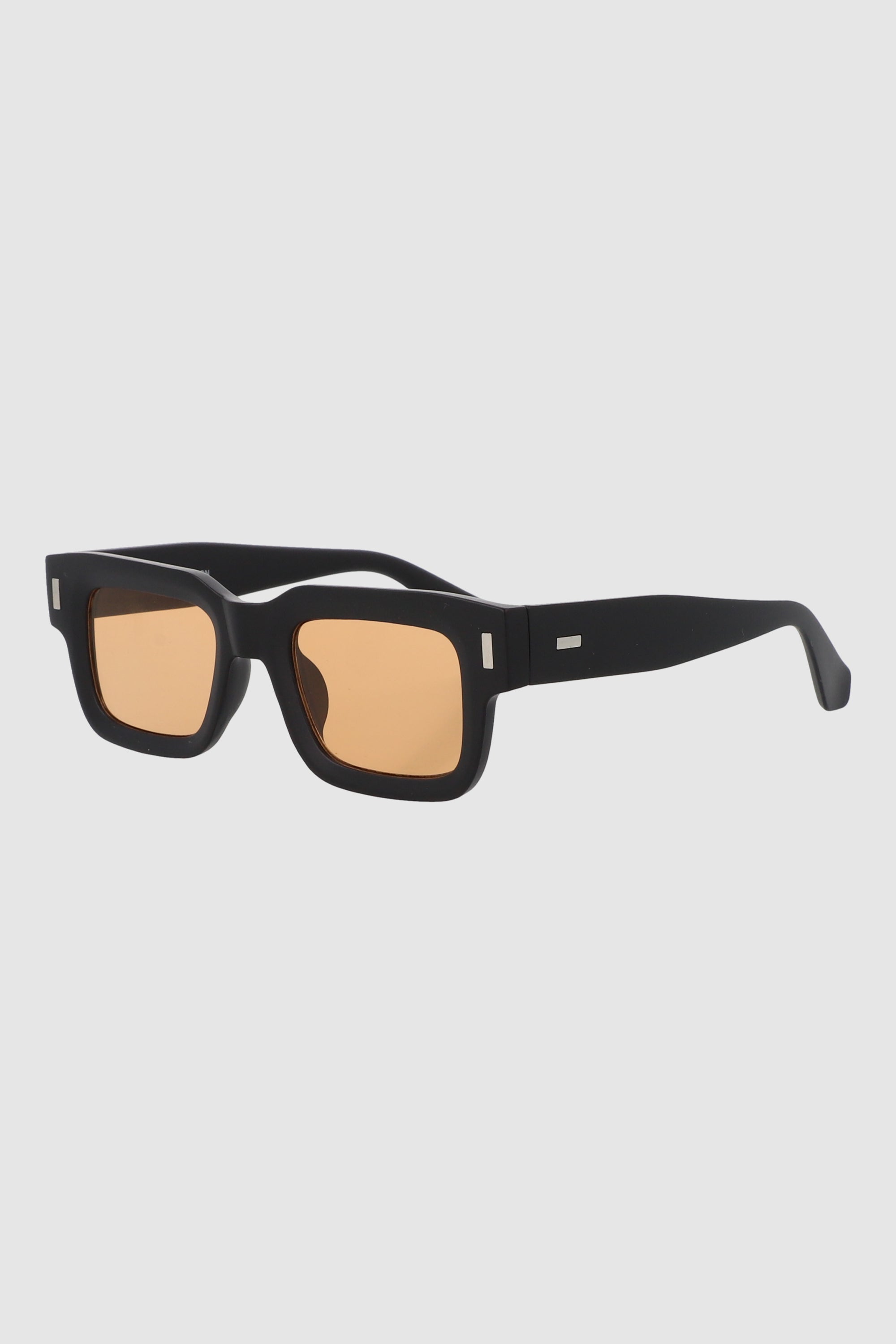 Lentes cuadrados mica color CAFE