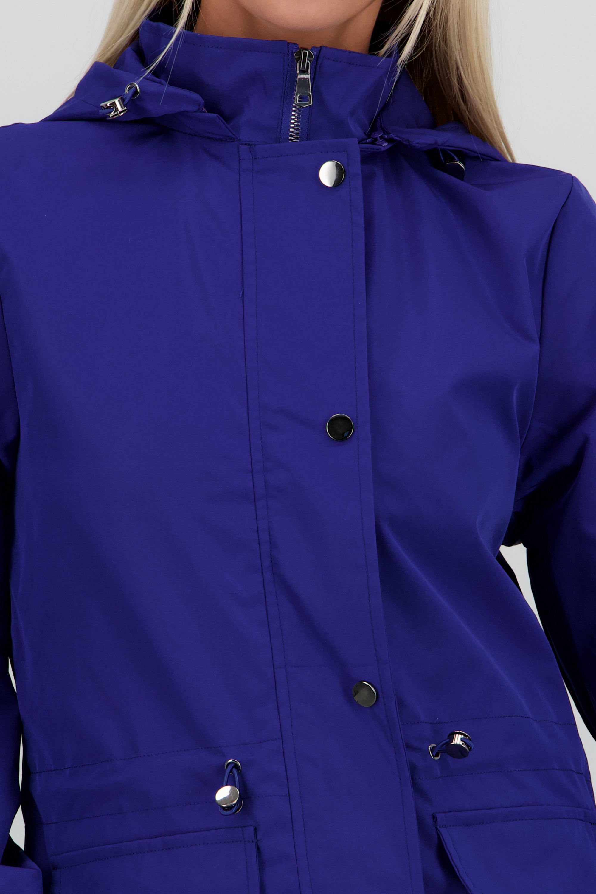 Gabardina corta botones MARINO