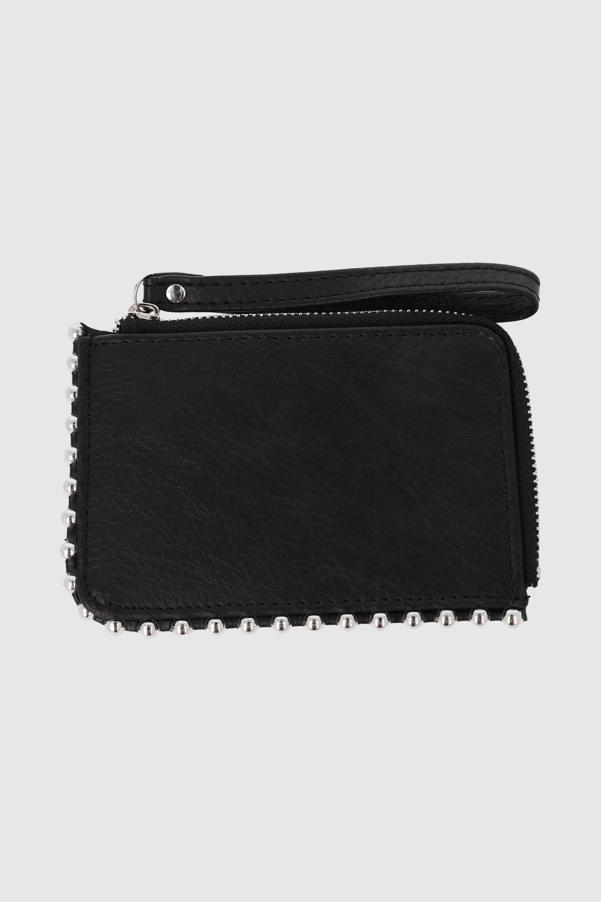 Cartera pequeña studs orilla NEGRO