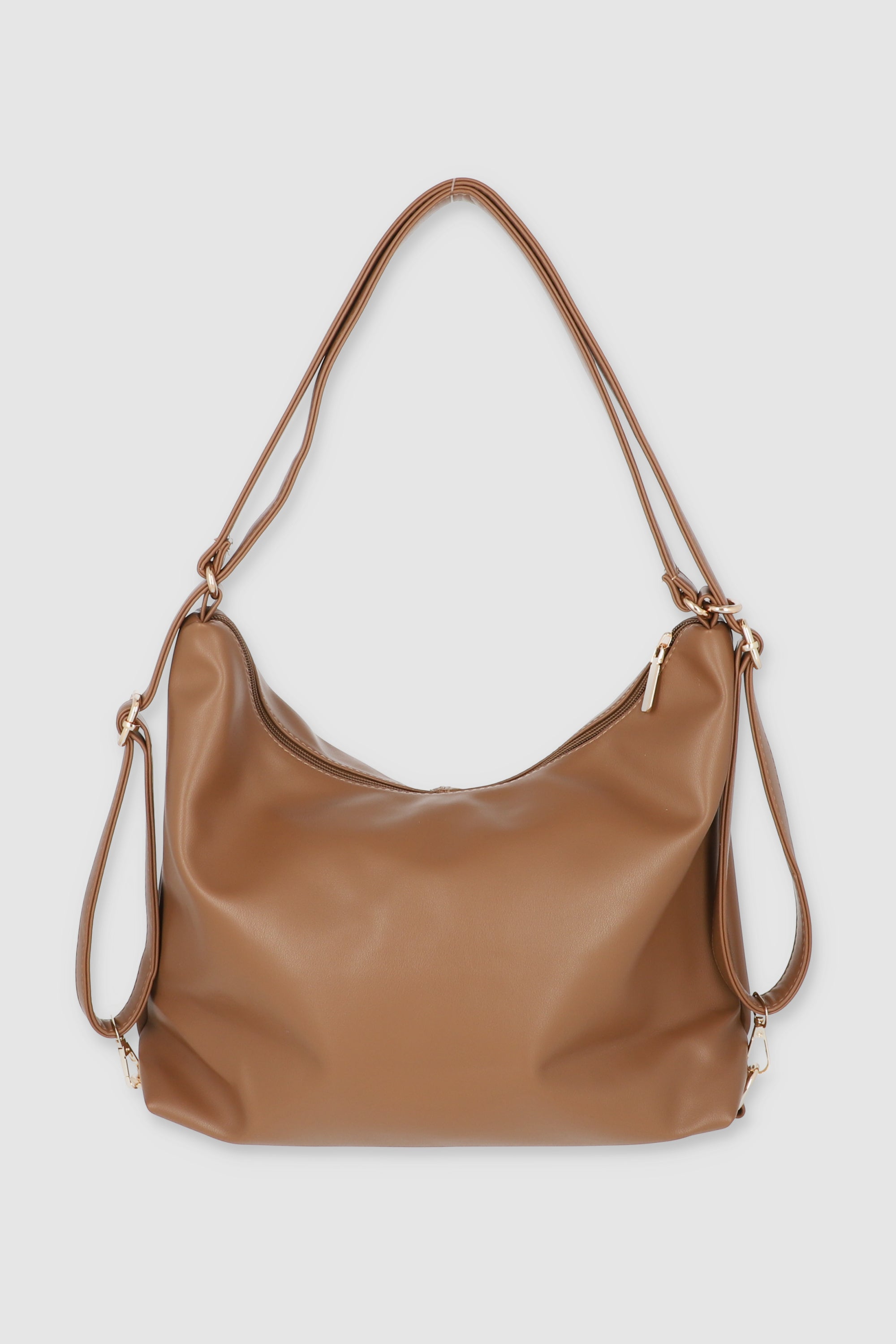 Bolsa grande suave sencilla TAUPE