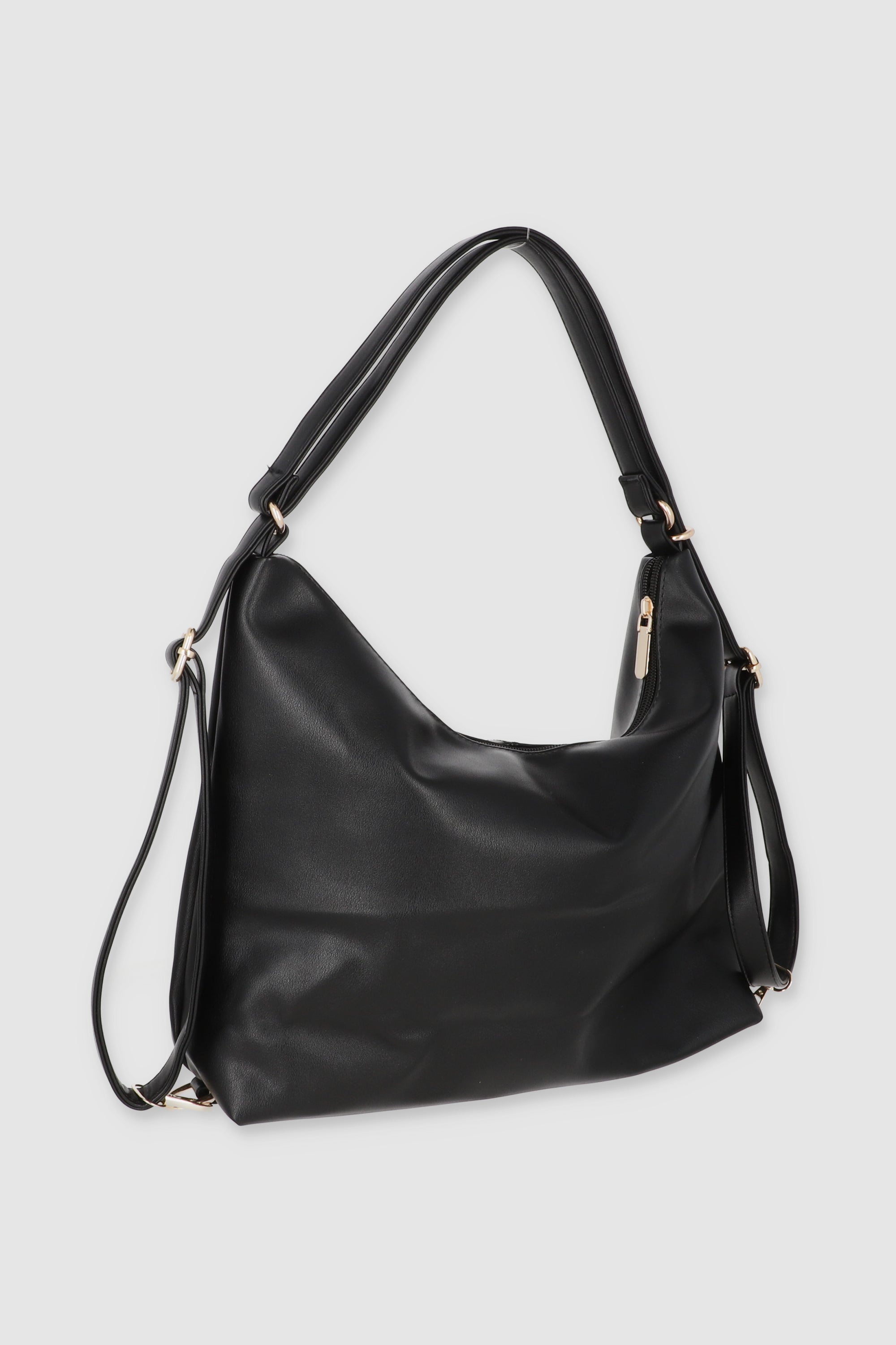 Bolsa grande suave sencilla NEGRO