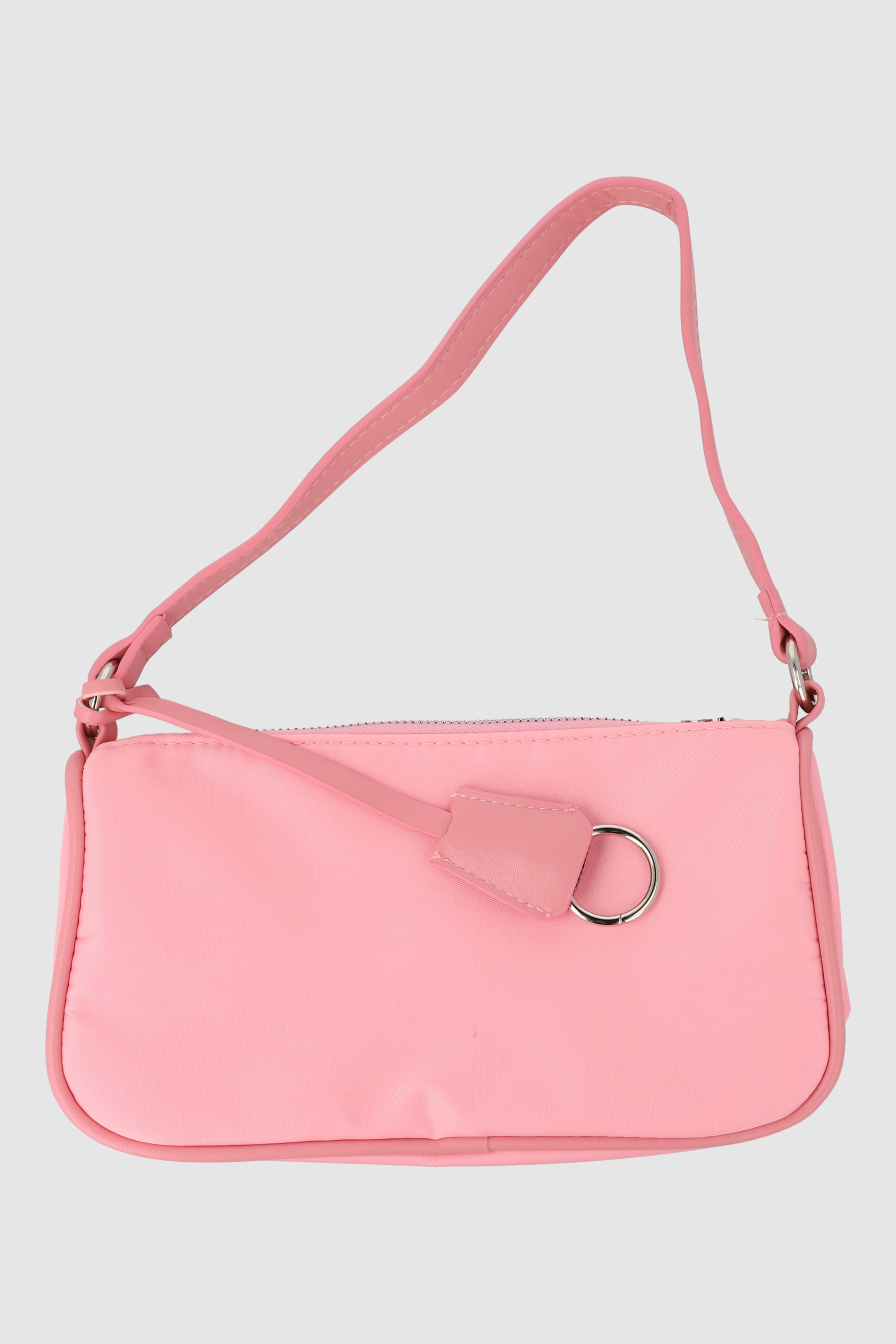 Bolsa baguette sencilla lona ROSA