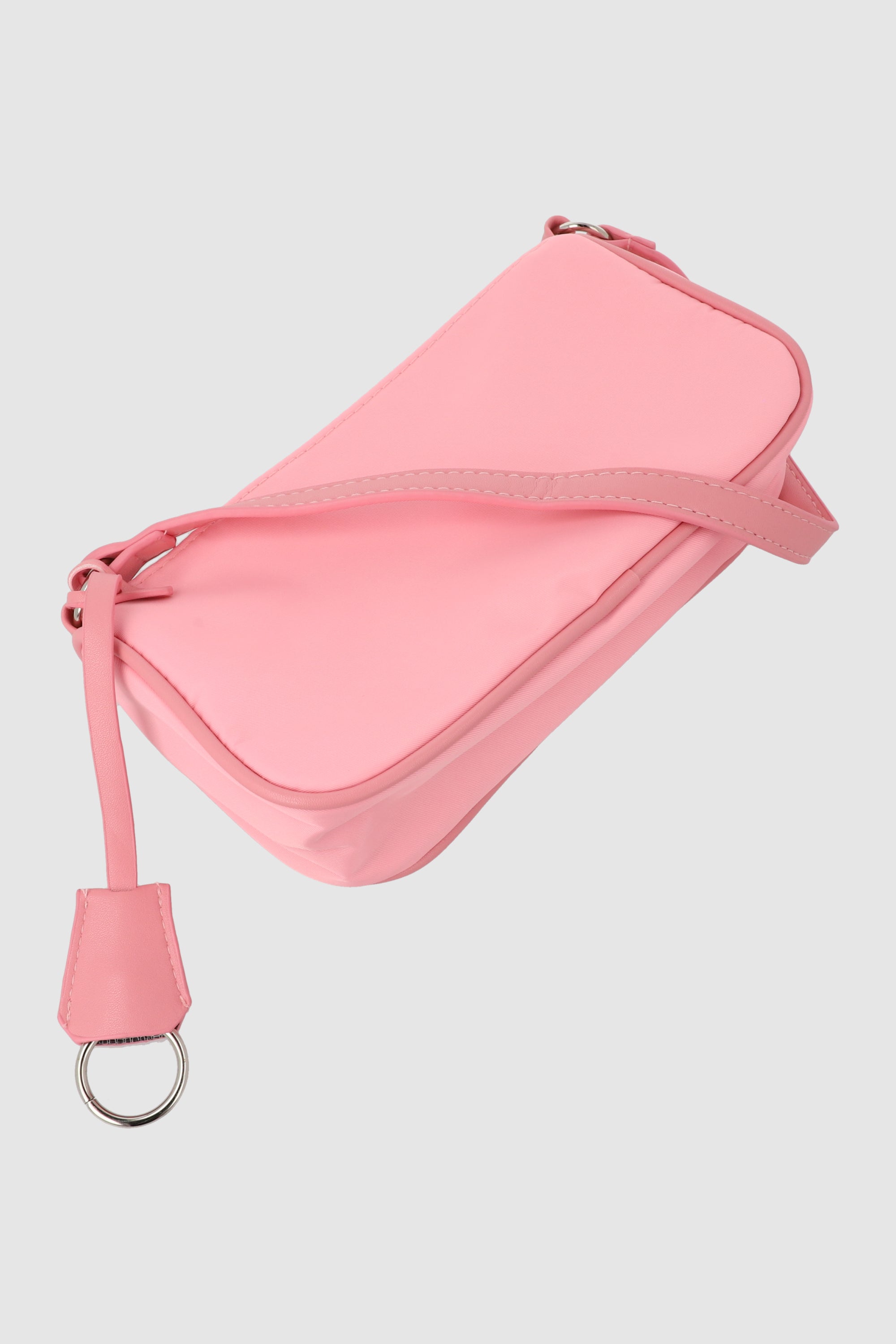 Bolsa baguette sencilla lona ROSA