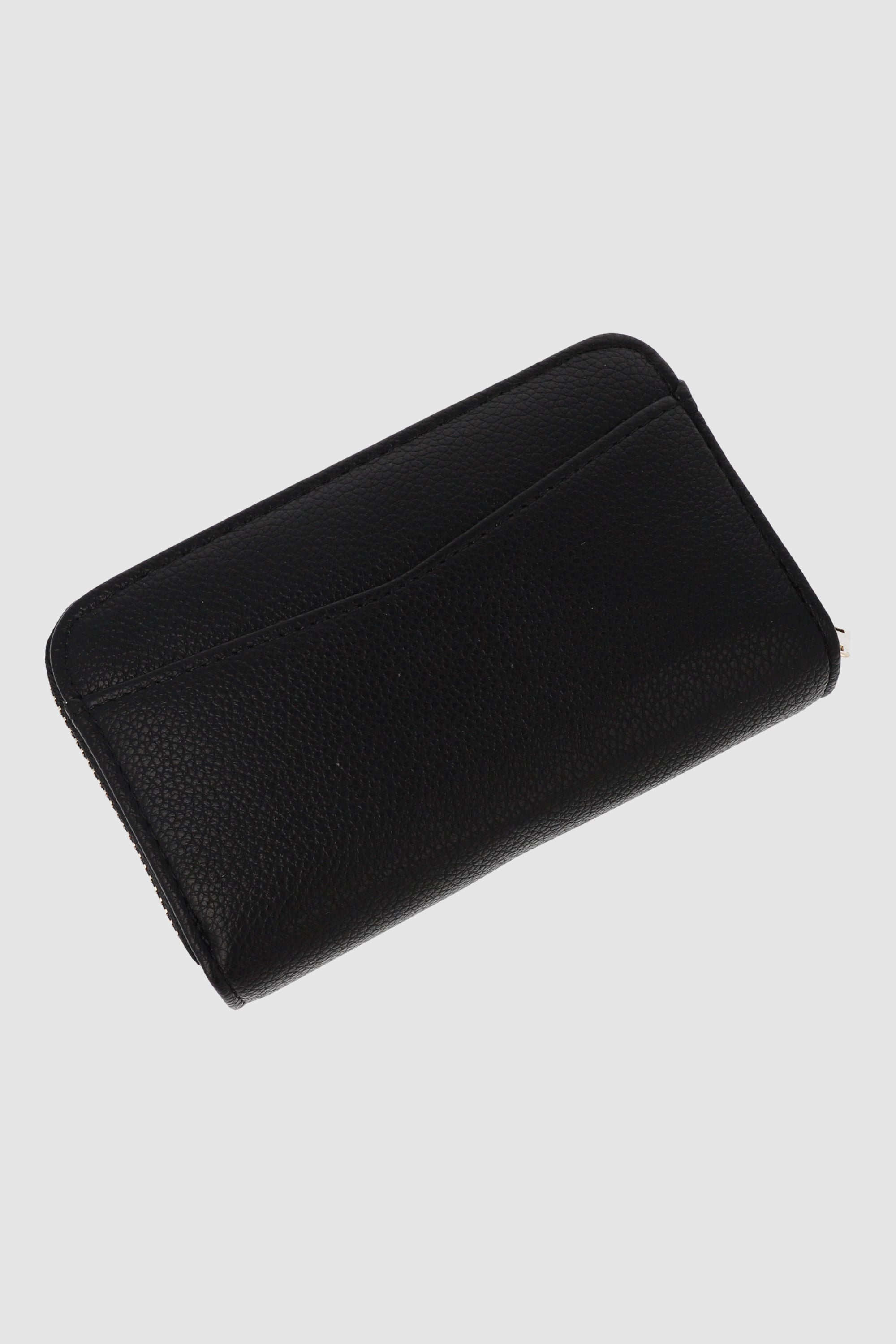 Cartera mediana cierres boton NEGRO