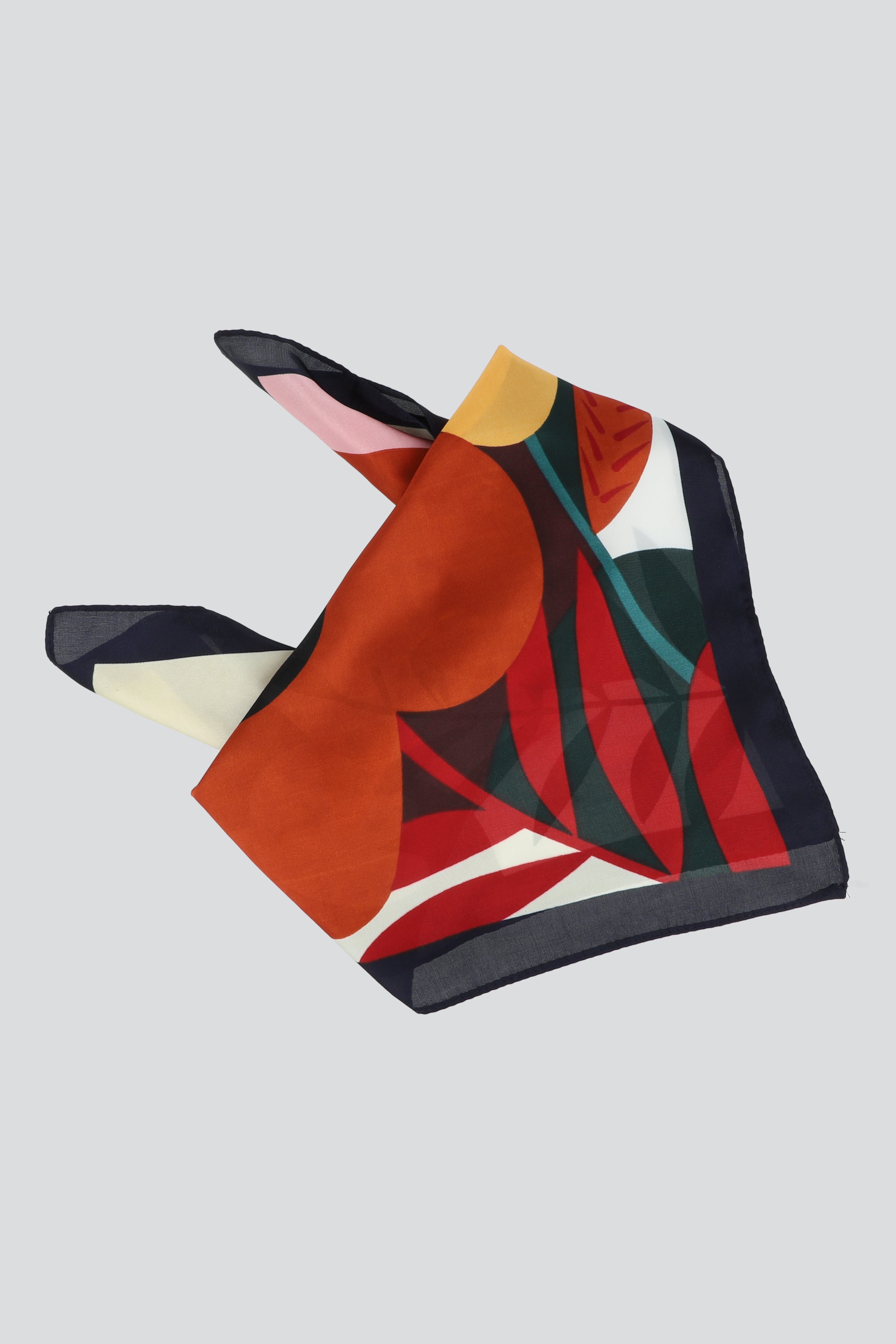 Pañuelo flores abstractas MULTICOLOR