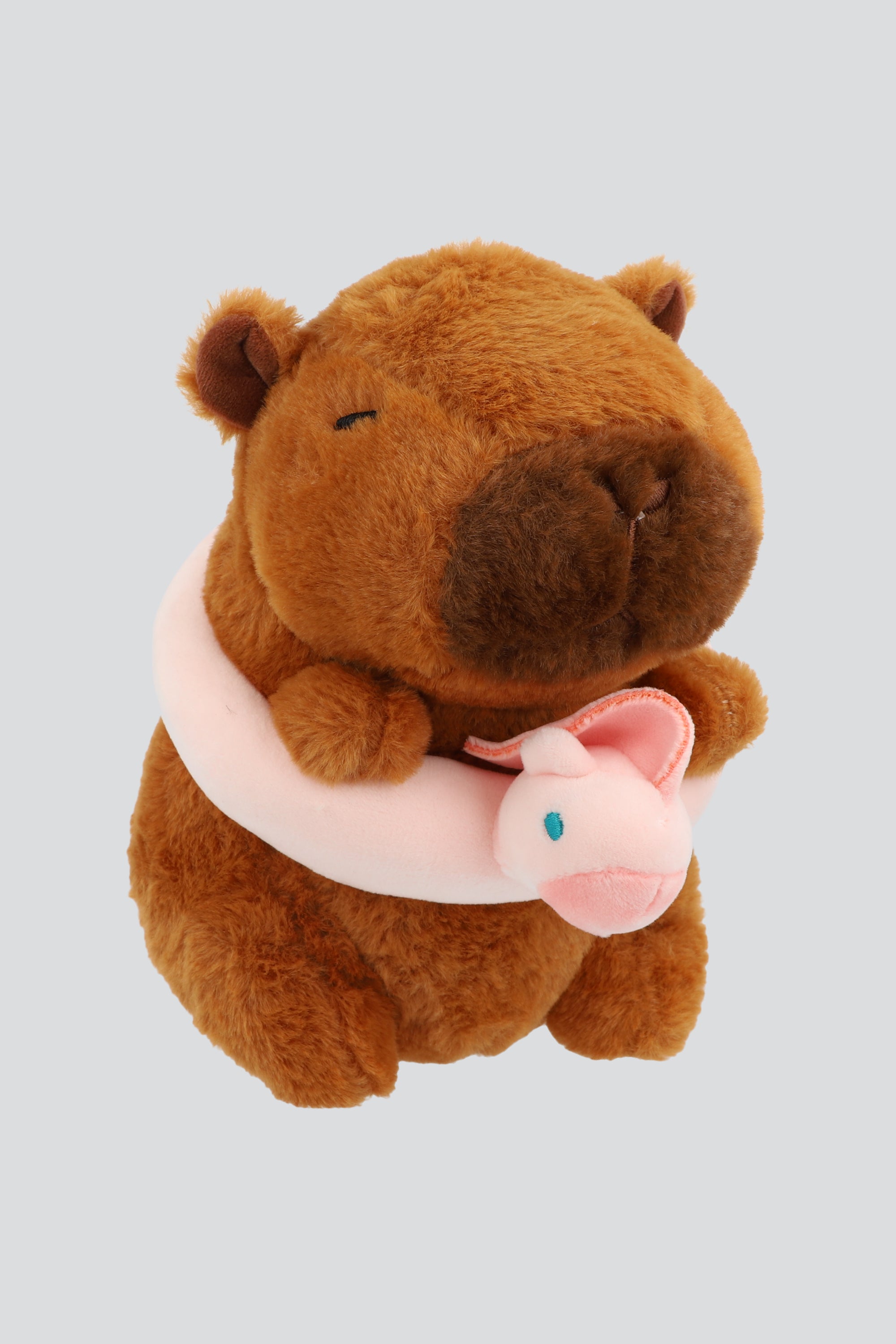 Peluche capibara llantita ROSA