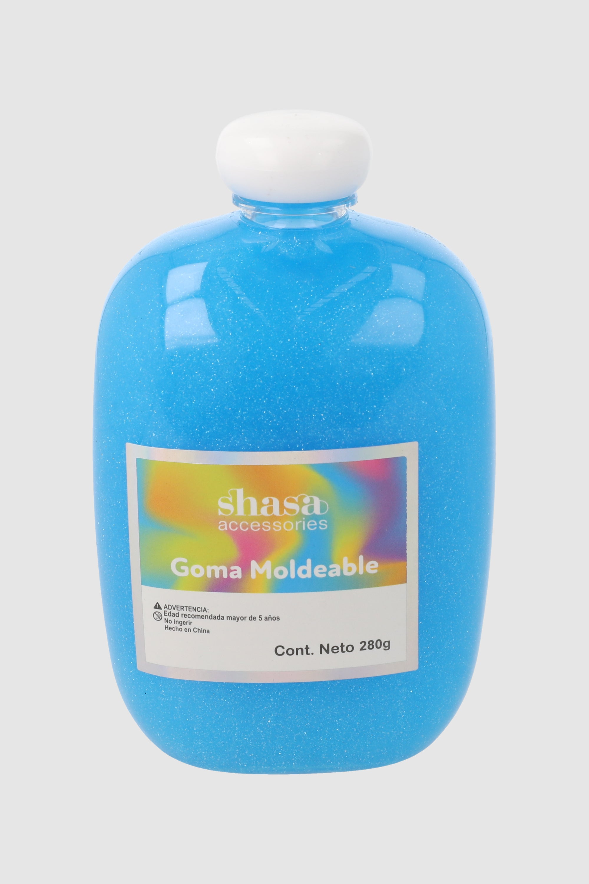 Slime botella color sencilla AZUL