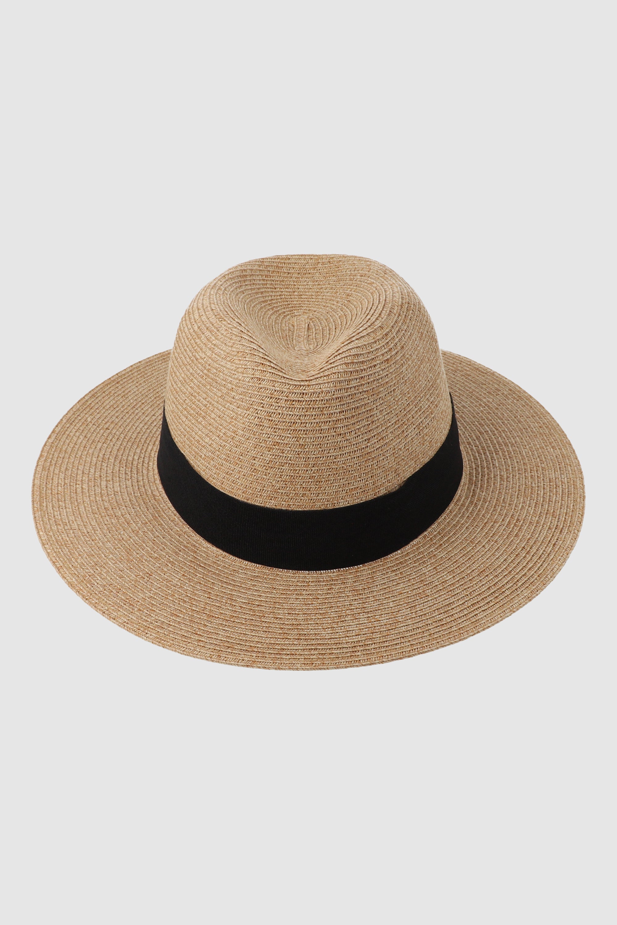 Sombrero panama cinturon tela BEIGE