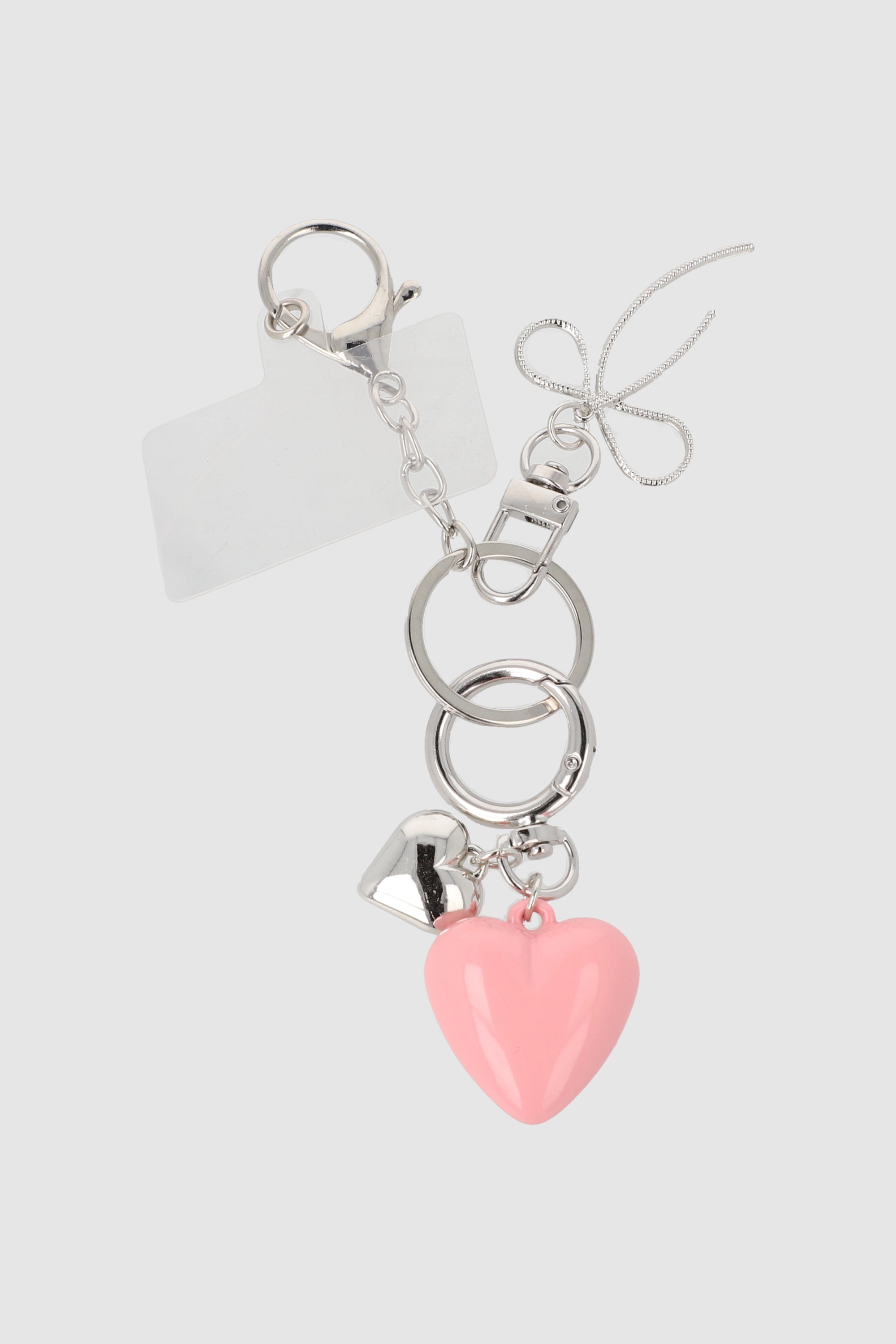 Charm para celular multi corazon ROSA