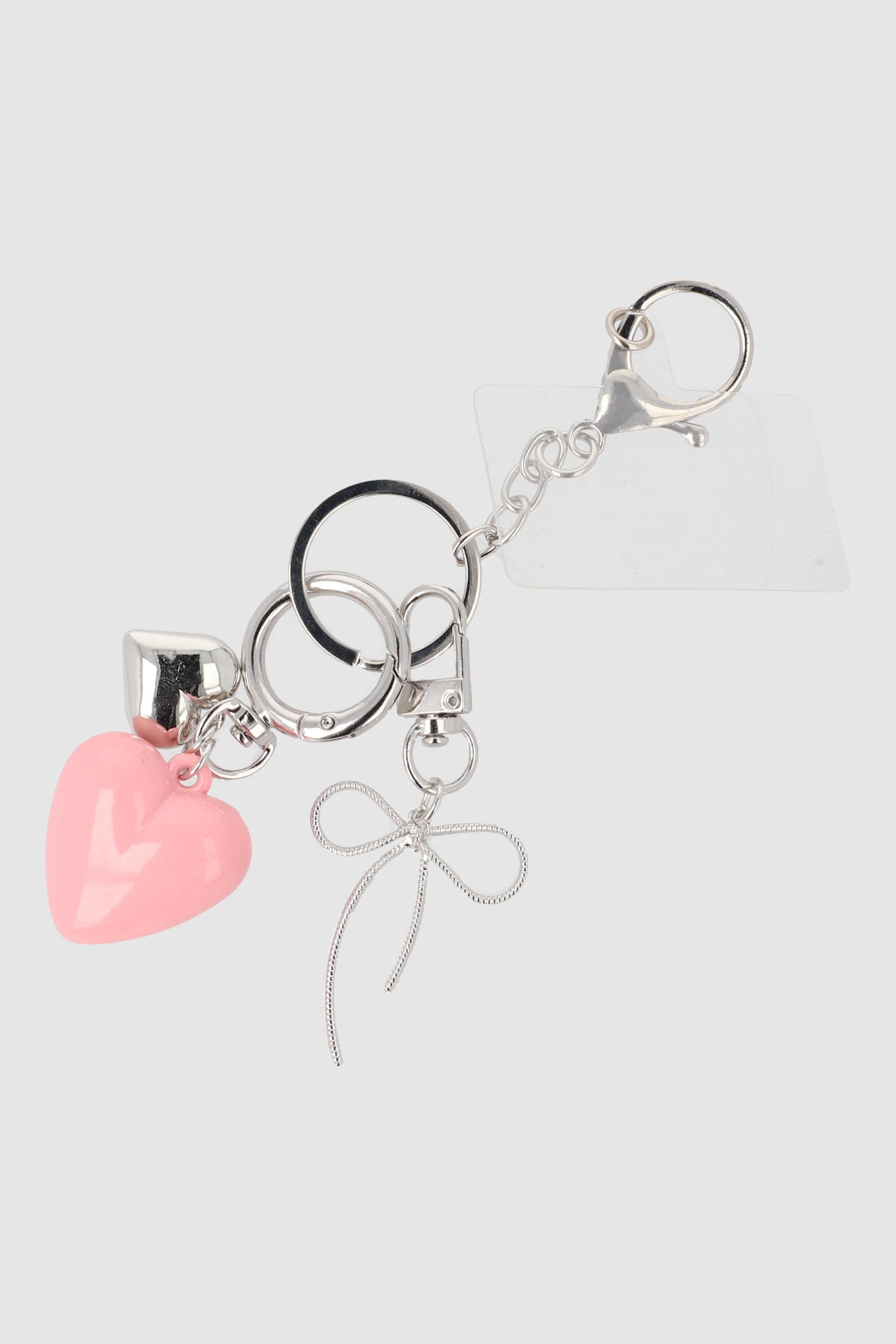 Charm para celular multi corazon ROSA