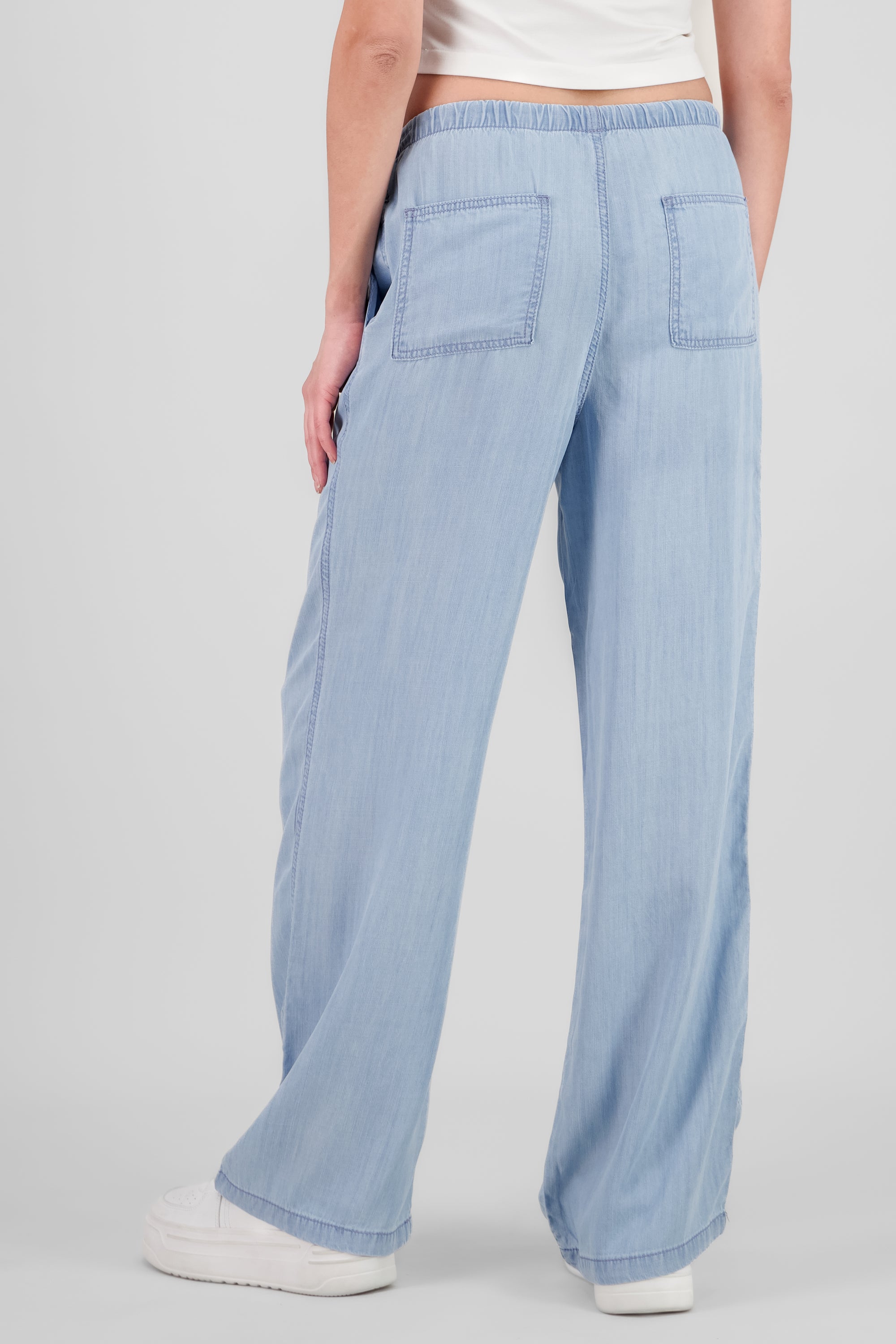 Pantalón fluido jareta LIGHT WASH