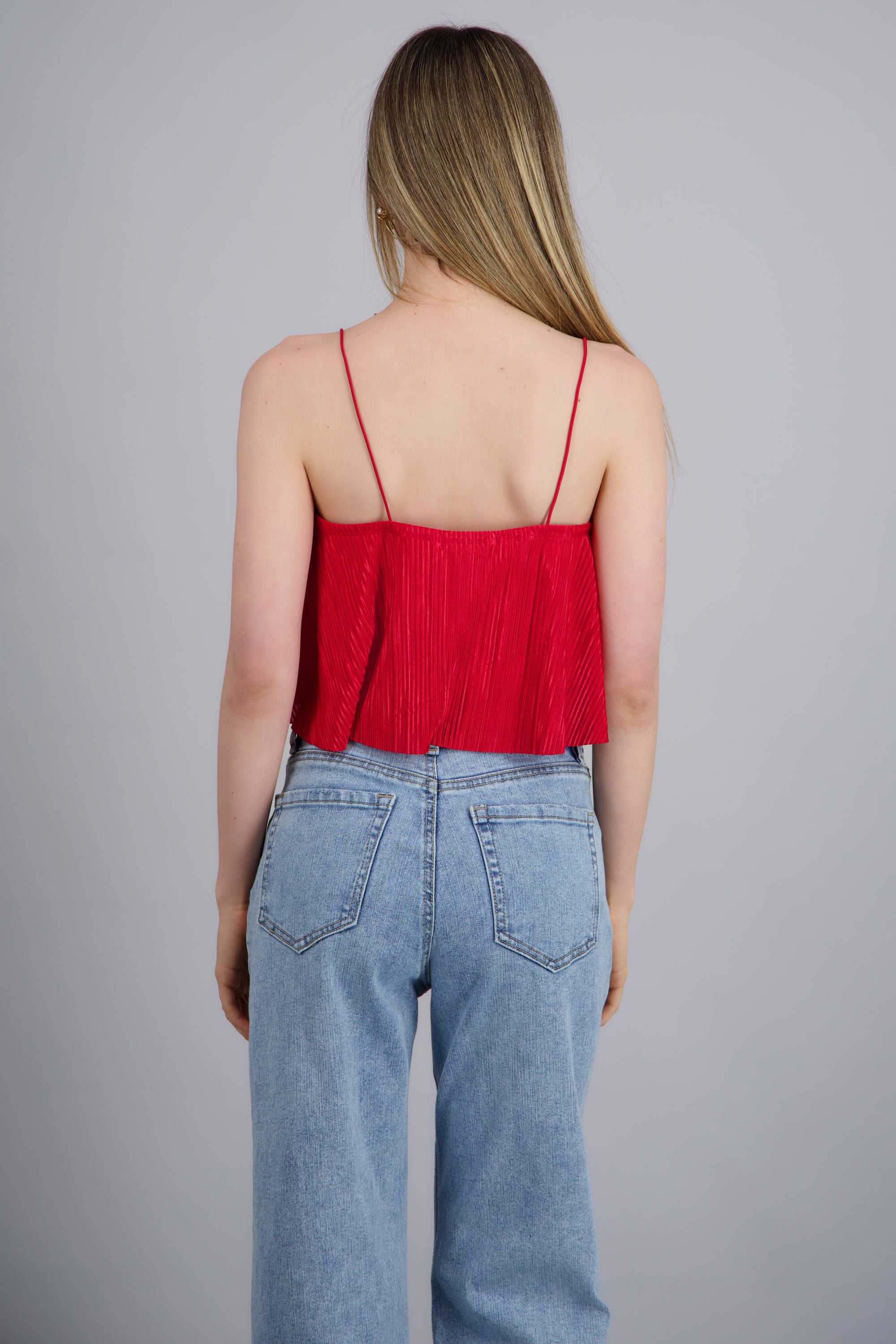 TOP CROP S/M ROJO TOMATE