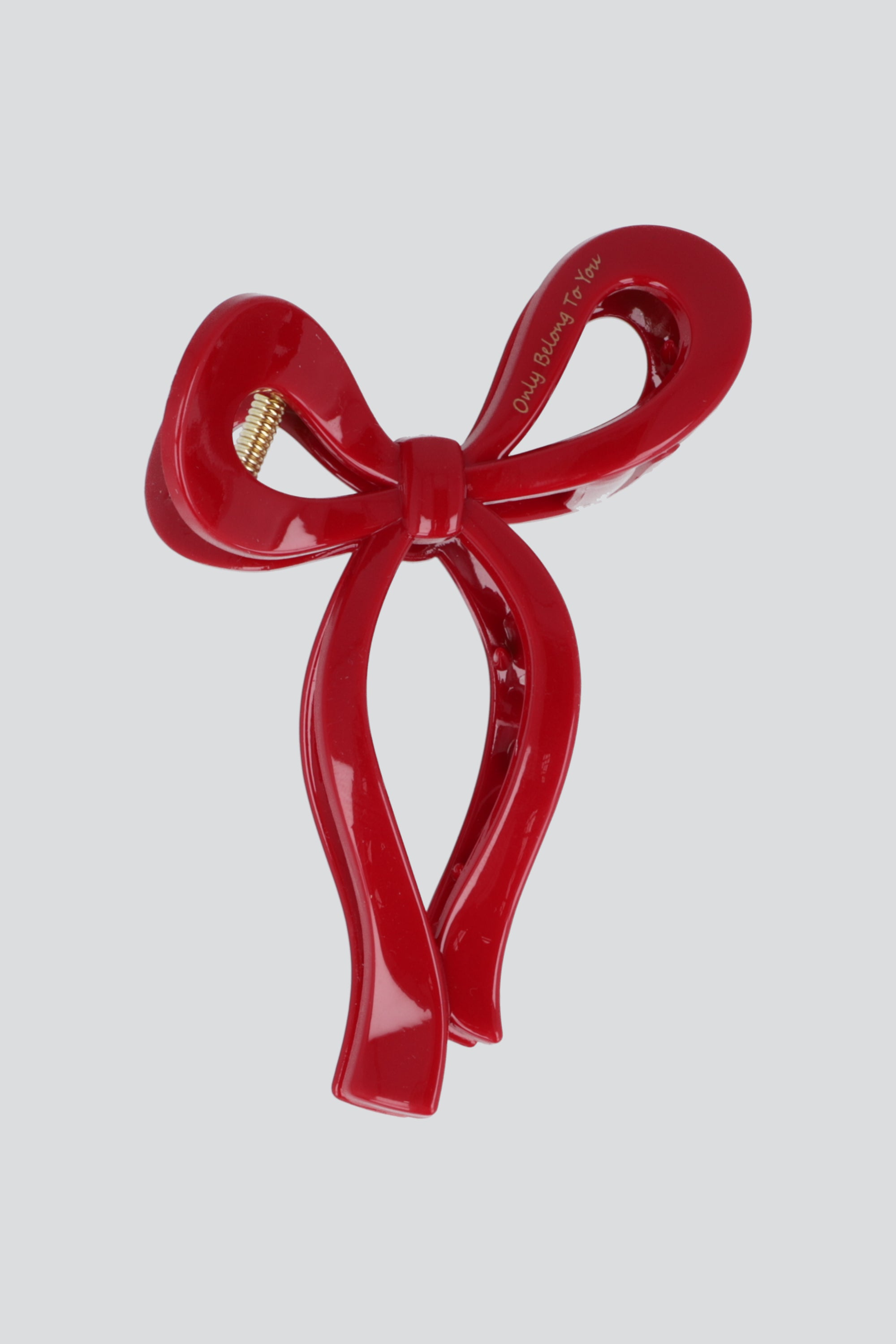 Pinza silueta moño VINO