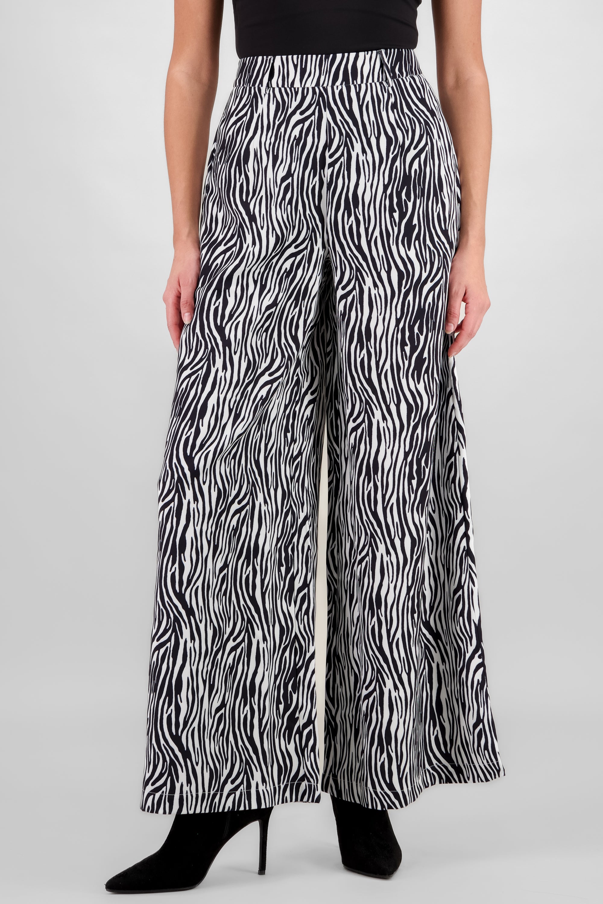 Pantalon est zebra pana delgada Hypsters NEGRO COMBO