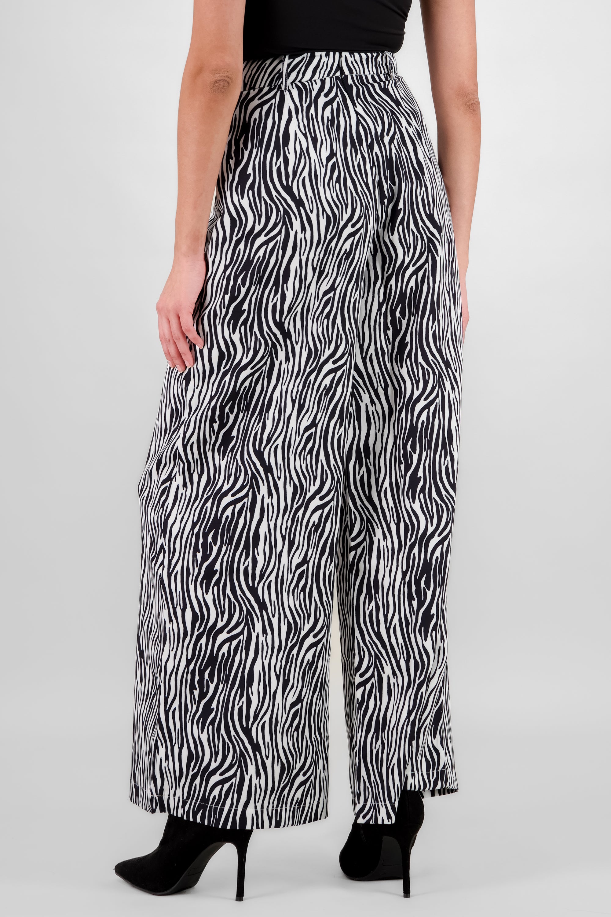 Pantalon est zebra pana delgada Hypsters NEGRO COMBO