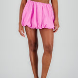 Falda bubble hem lisa