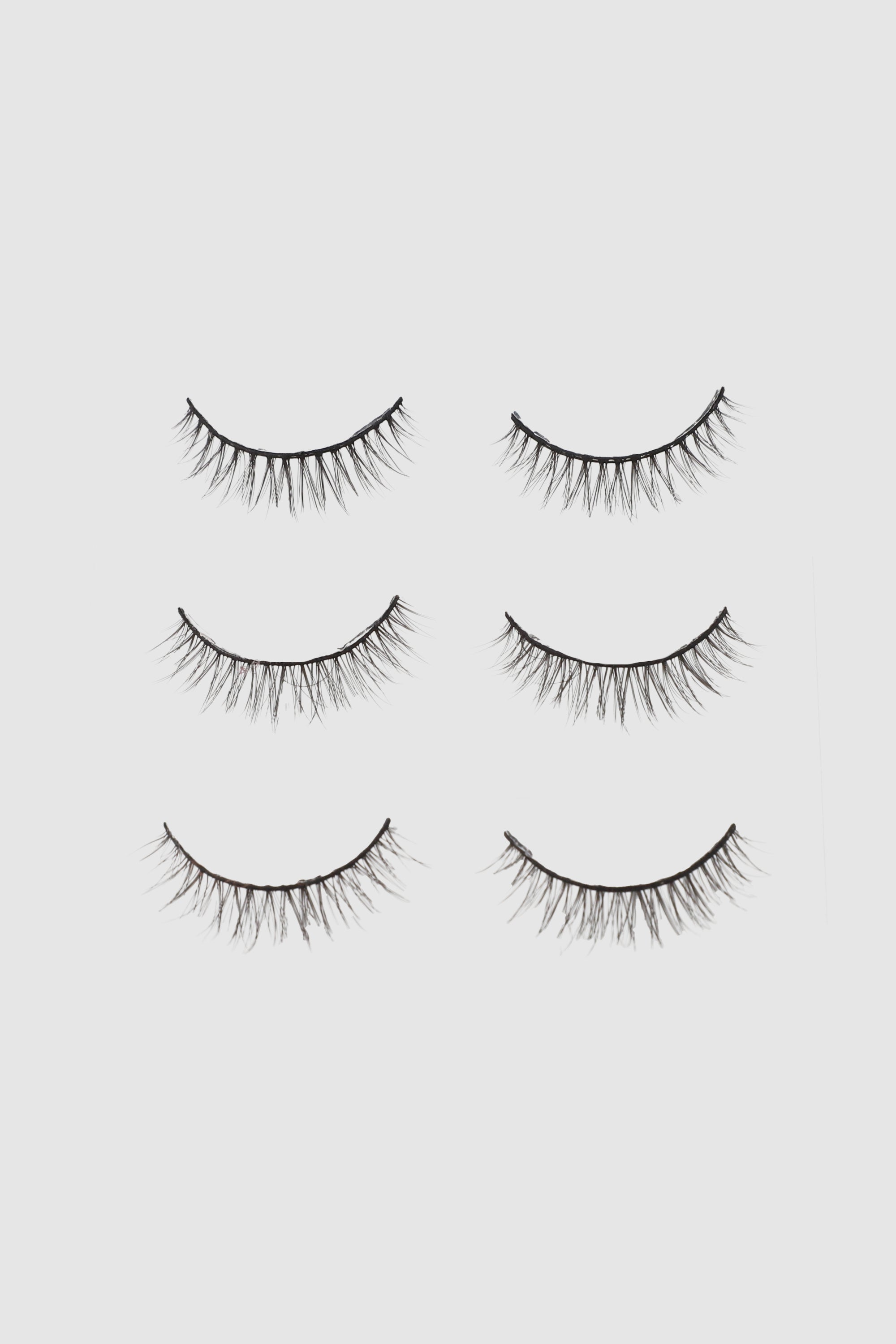 Set 3 pestañas volumen NEGRO