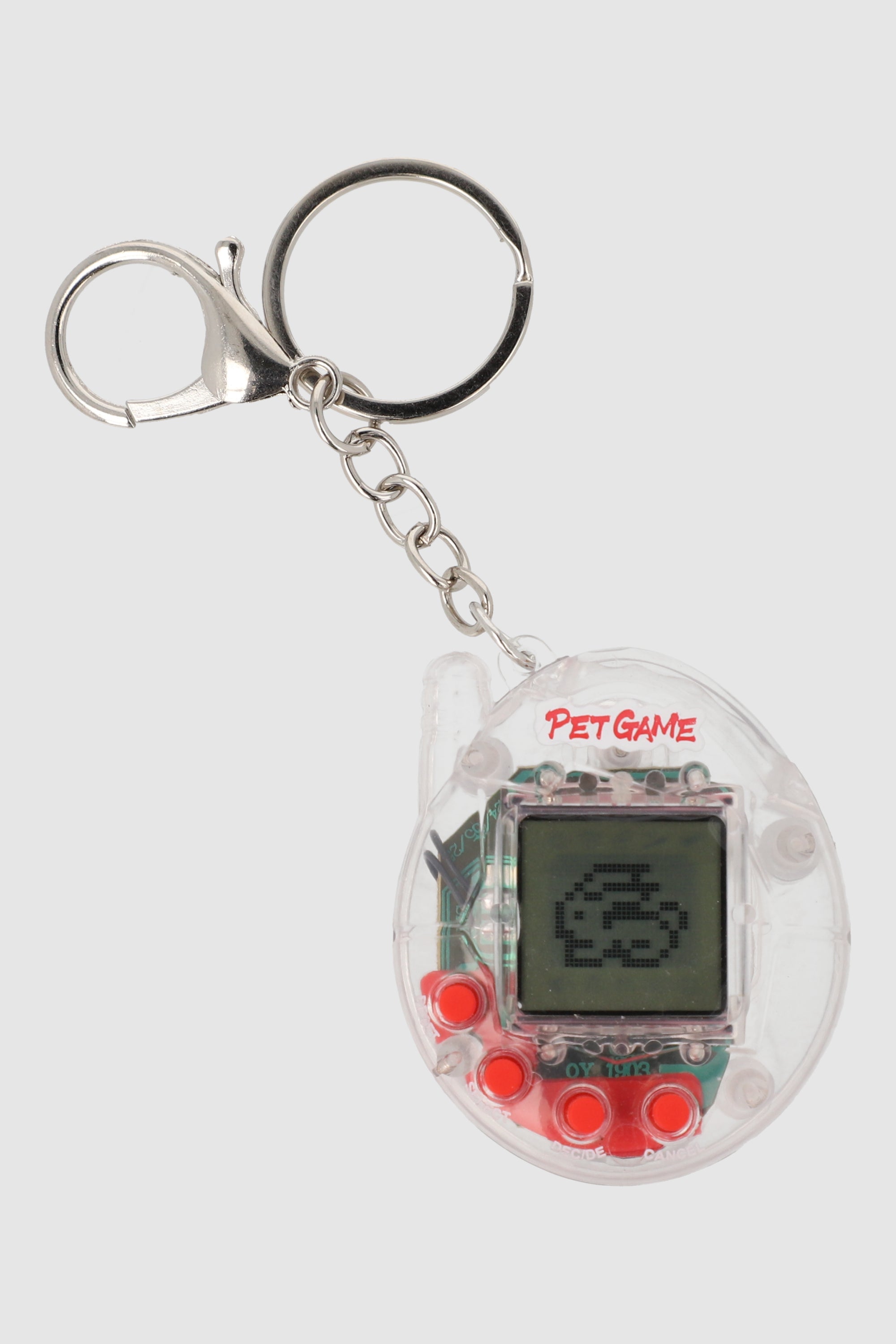 Llavero mascota transparente TRANSPARENTE